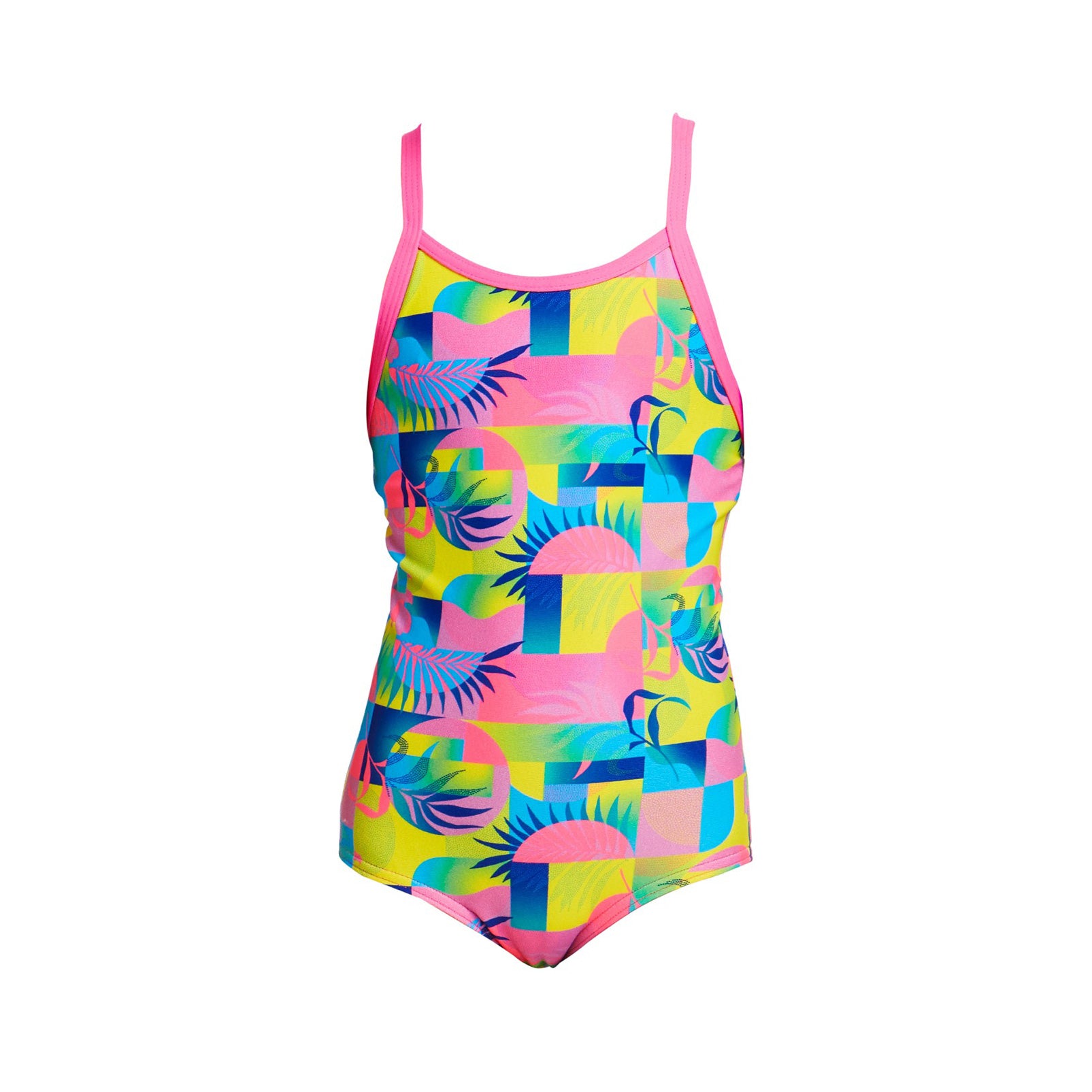 Way Funky Funkita, Printed One Piece Sunkissed, Badeanzug, Kinder