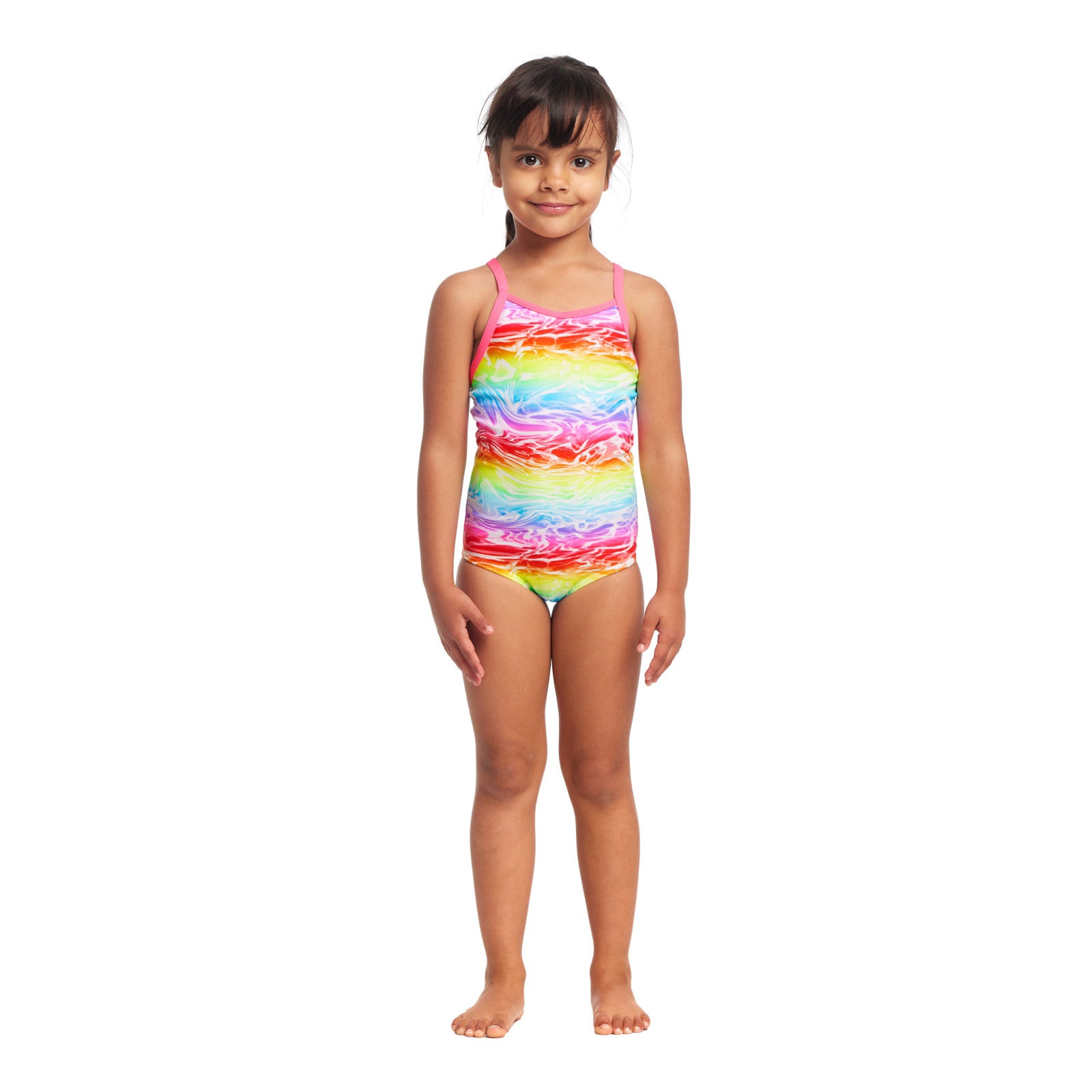 Way Funky Funkita, Printed One Piece Lake Acid, Badeanzug, Kinder