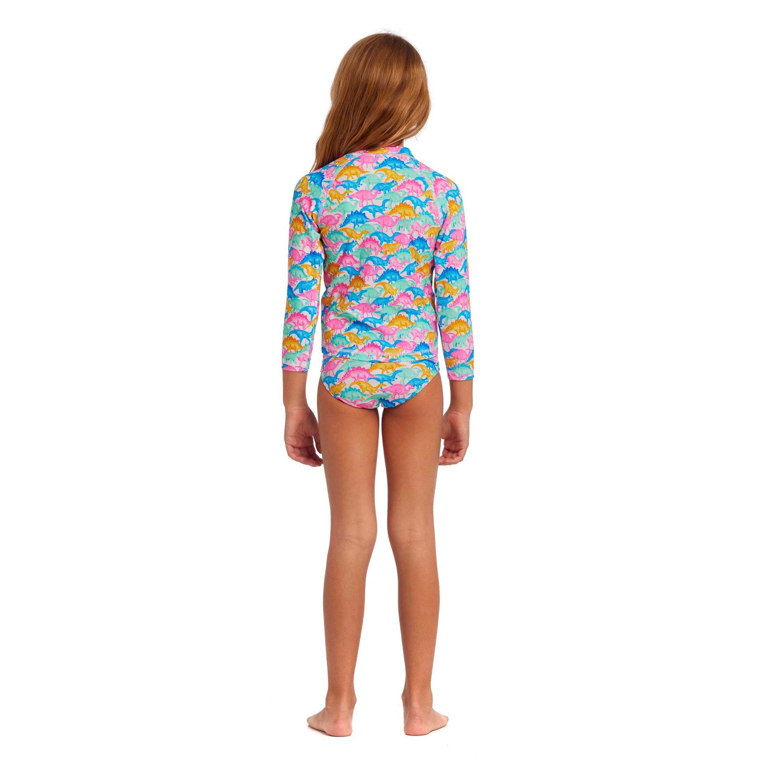 Way Funky Funkita, Zippy Rash Vest Minisaurus, Langarm - Badeoberteil, Kinder