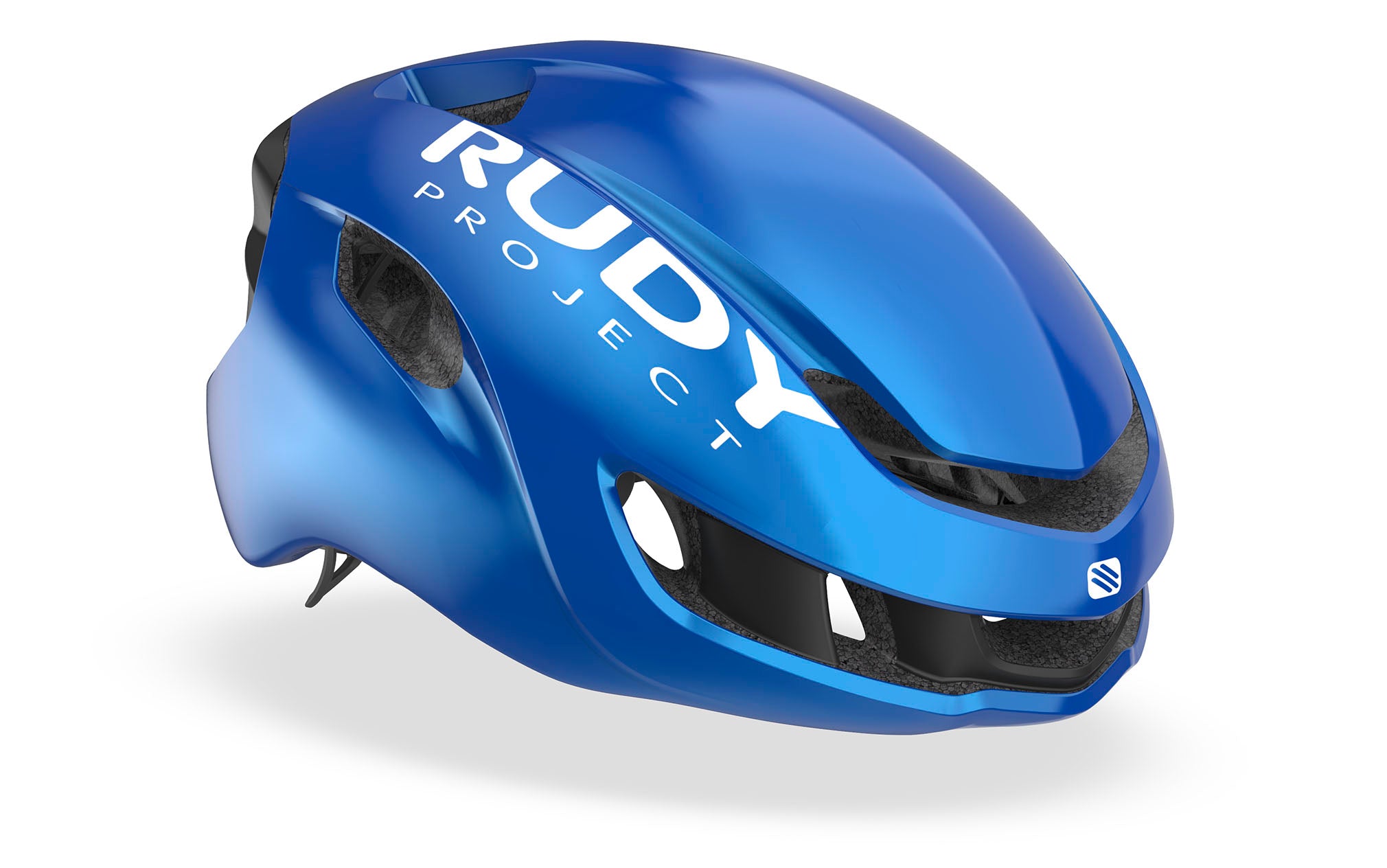 RUDY Project Nytron, metal blue shiny/black matte, Radhelm, blau/schwarz