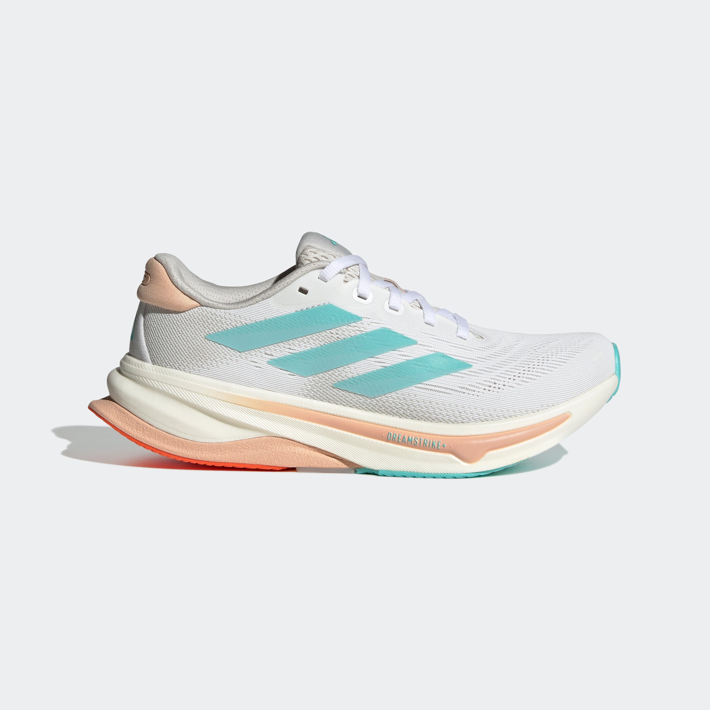 Adidas Supernova Solution 2, Laufschuh, Damen, White/Aqua/Peach