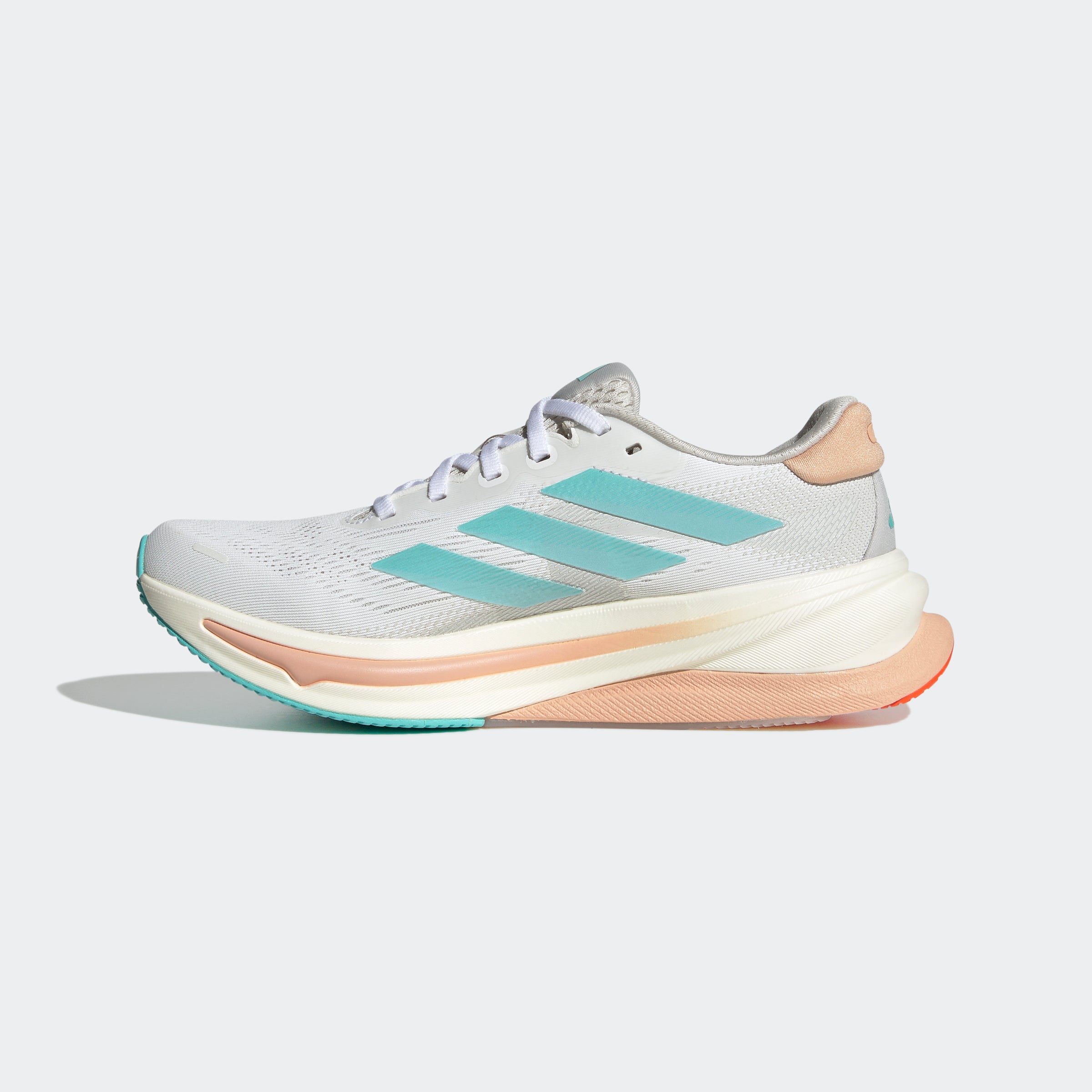 Adidas Supernova Solution 2, Laufschuh, Damen, White/Aqua/Peach