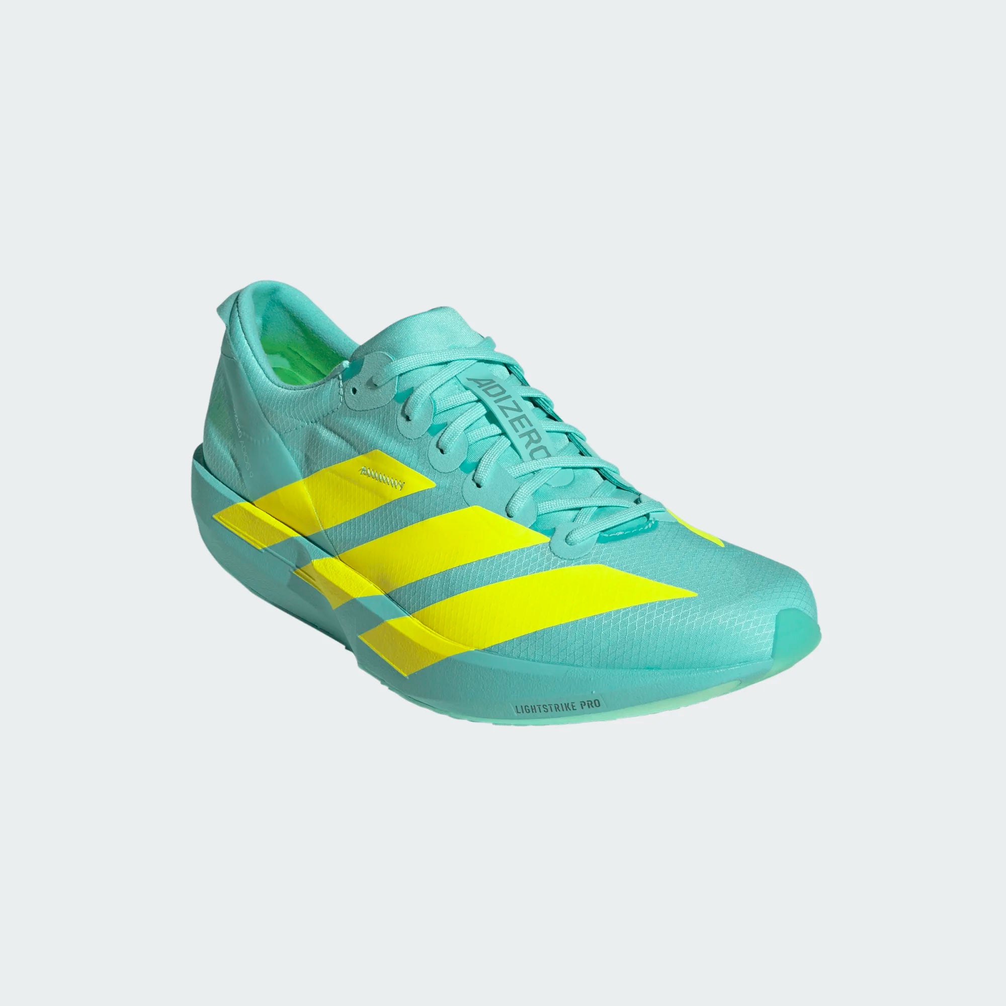 Adidas ADIZERO ADIOS 9, Laufschuh, Herren, Flash Aqua/Lucid Lemon/Zero Mint