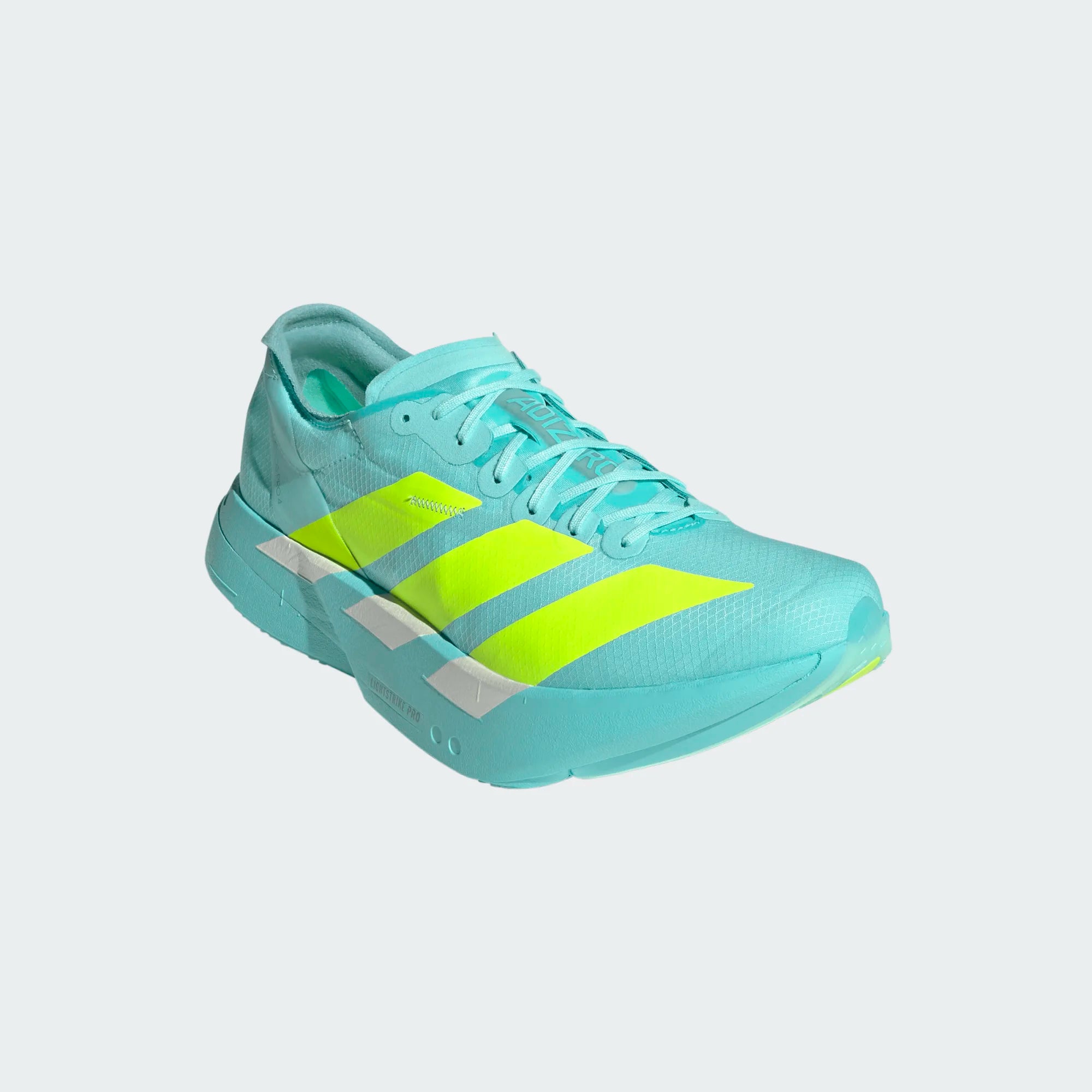 Adidas ADIZERO ADIOS PRO 4, Laufschuh, Herren, Flash Aqua / Lucid Lemon / Mint Ton