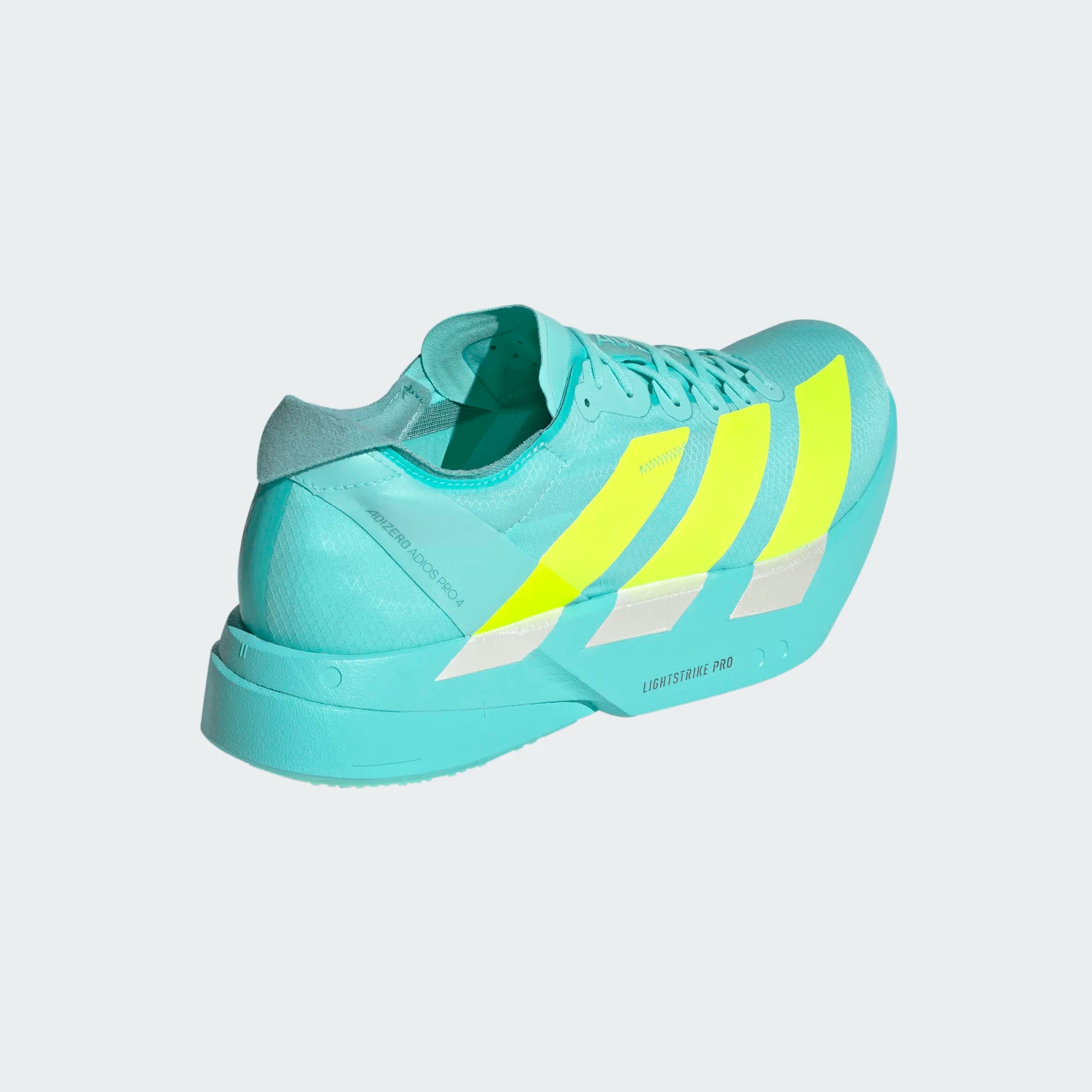Adidas ADIZERO ADIOS PRO 4, Laufschuh, Herren, Flash Aqua / Lucid Lemon / Mint Ton