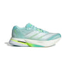 Adidas ADIZERO BOSTON 13, Laufschuh, Damen, Semi Flash Aqua/Zero Metalic/Lucid Lemon
