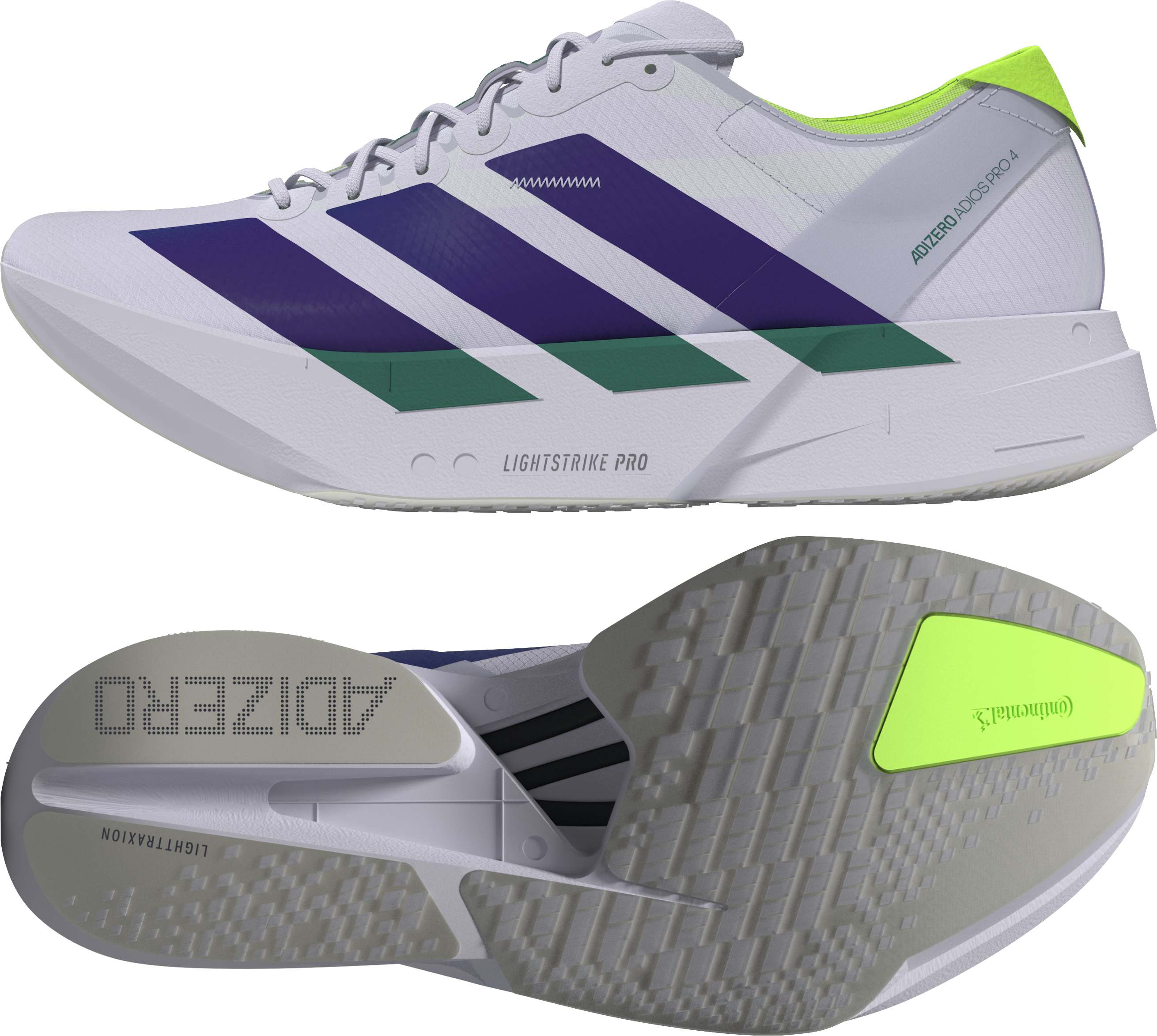 oben linker Schuh Ansicht Außenseite, unten Untersicht/Sohle linker Schuh