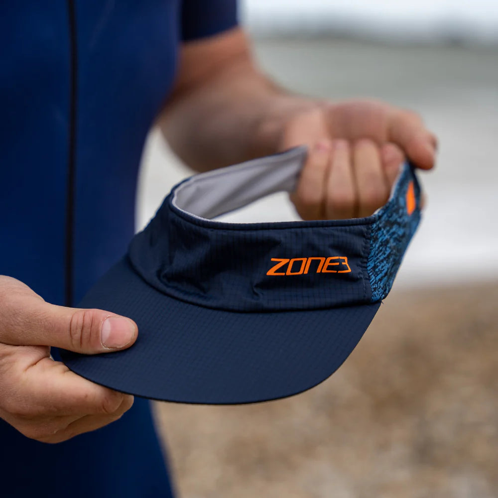 Zone3 Race Visor, blau/orange