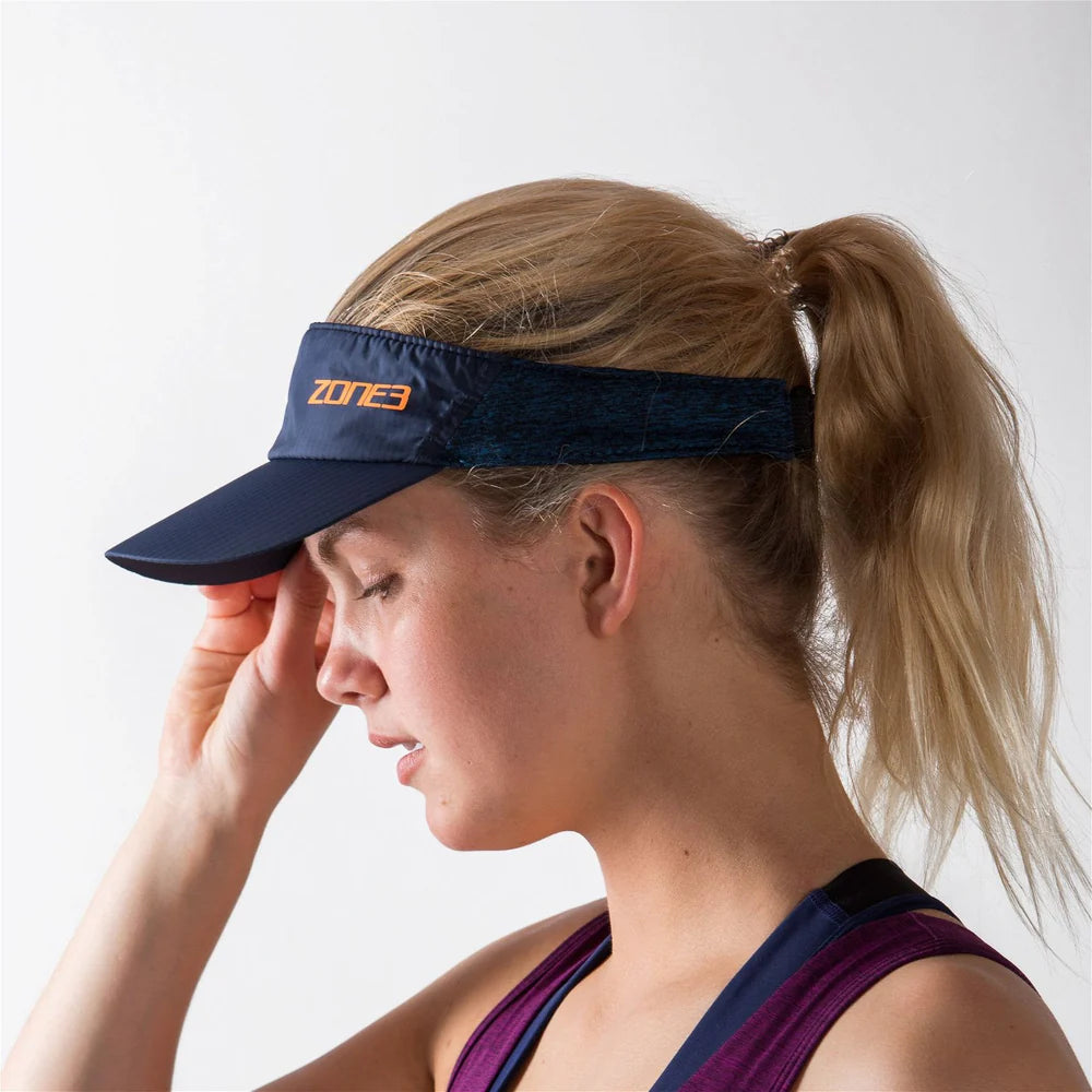 Zone3 Race Visor, blau/orange