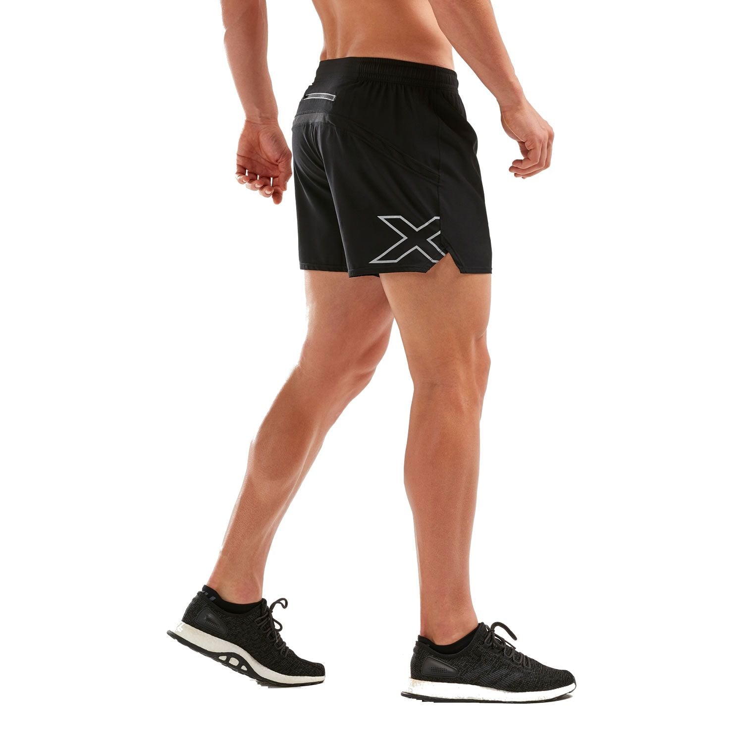 2XU X-VENT 5 Free Shorts, Herren, Black/Schwarz