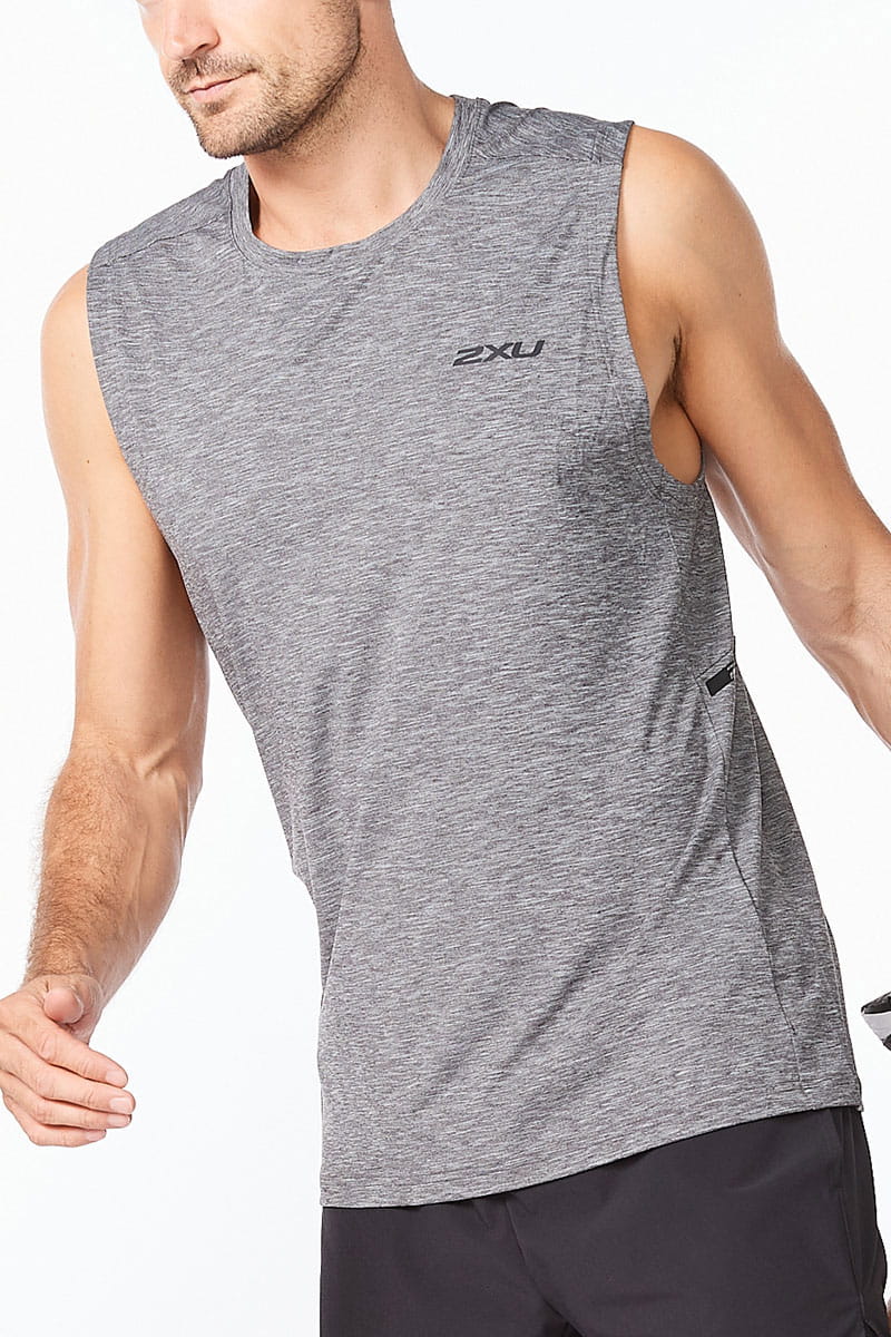 2XU Motion Tank, Herren, grau