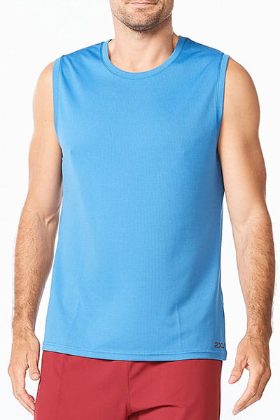 2XU Aero Tank, Herren, mittelblau