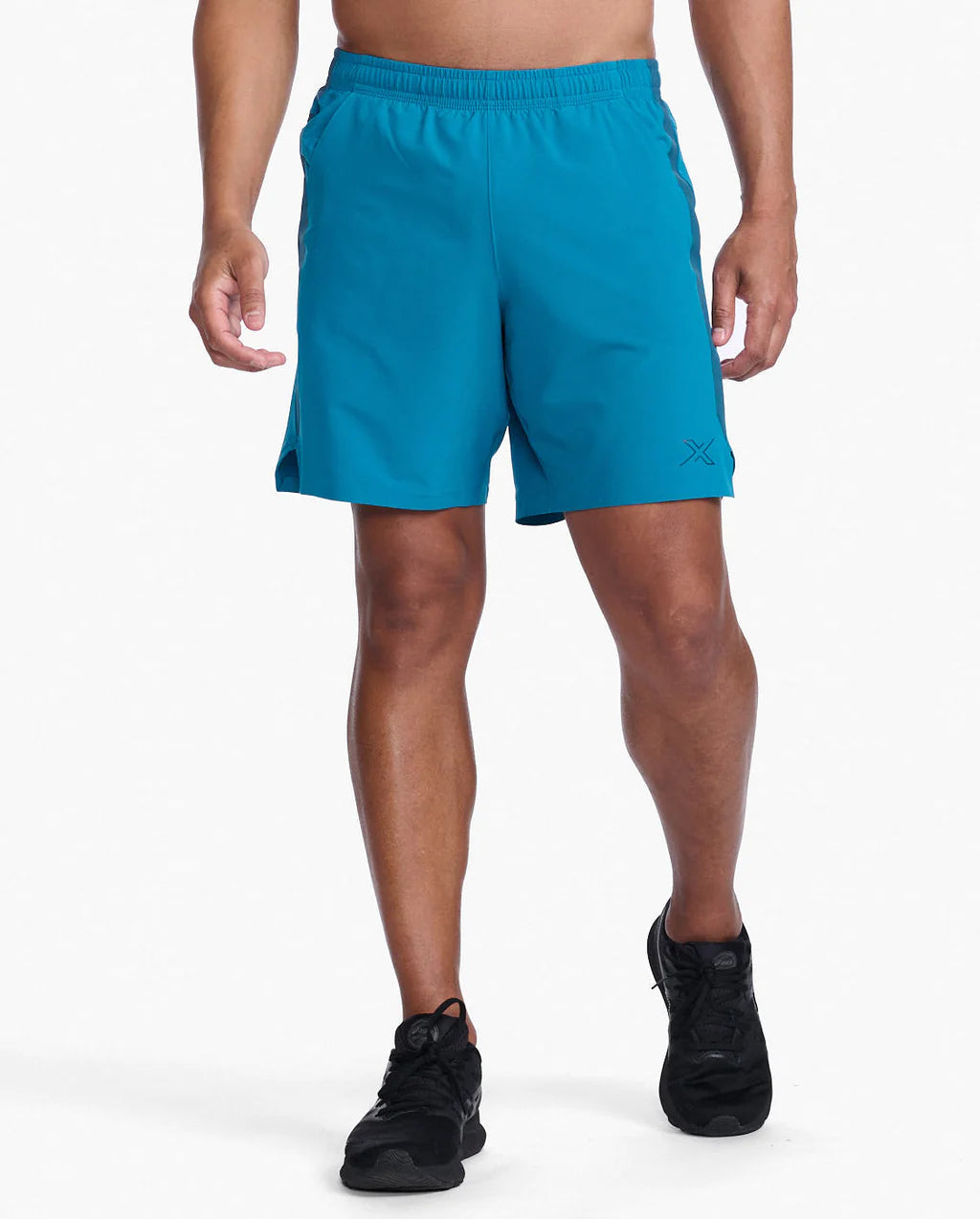 2XU Motion 8 Inch Shorts, Laufshort, Herren, Celestial/Dark Ocean