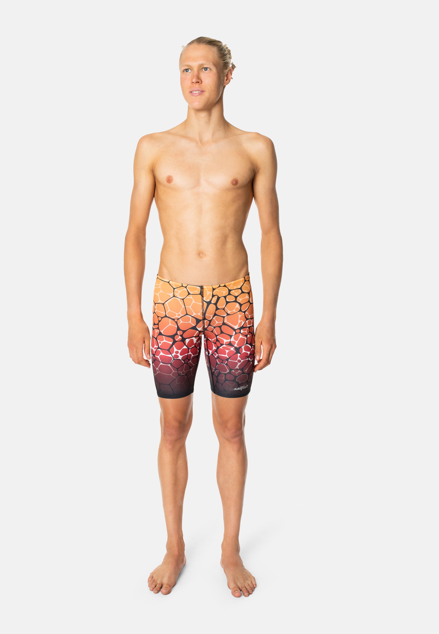 Sailfish Mens Durability Sunrise, Jammer, Badehose, rot/orange