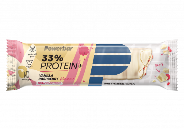 Powerbar 33% Protein Plus, Vanille-Himbeere, 90 g MHD 11/24