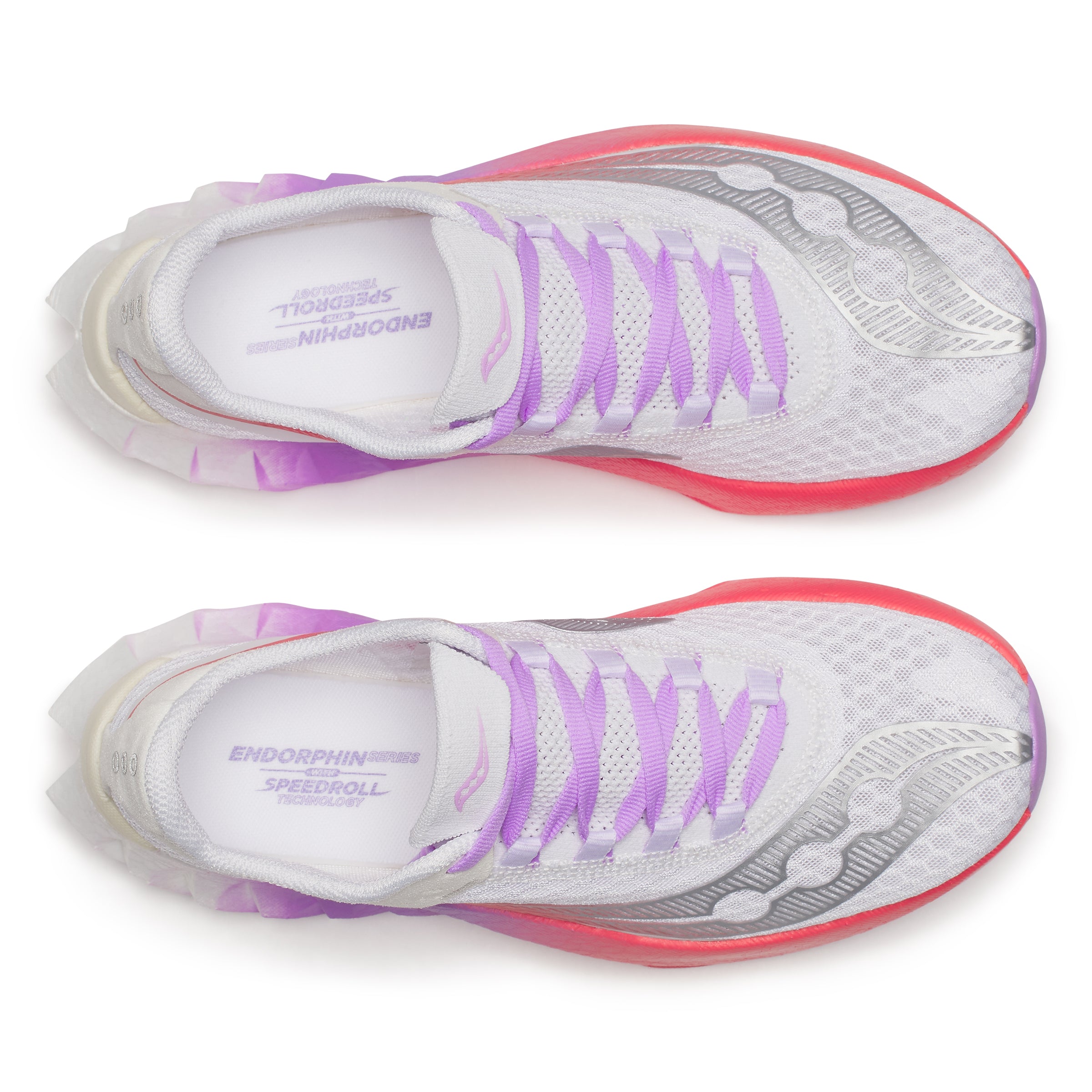 Saucony Endorphin Pro 4, Laufschuh, Damen, White/Crocus
