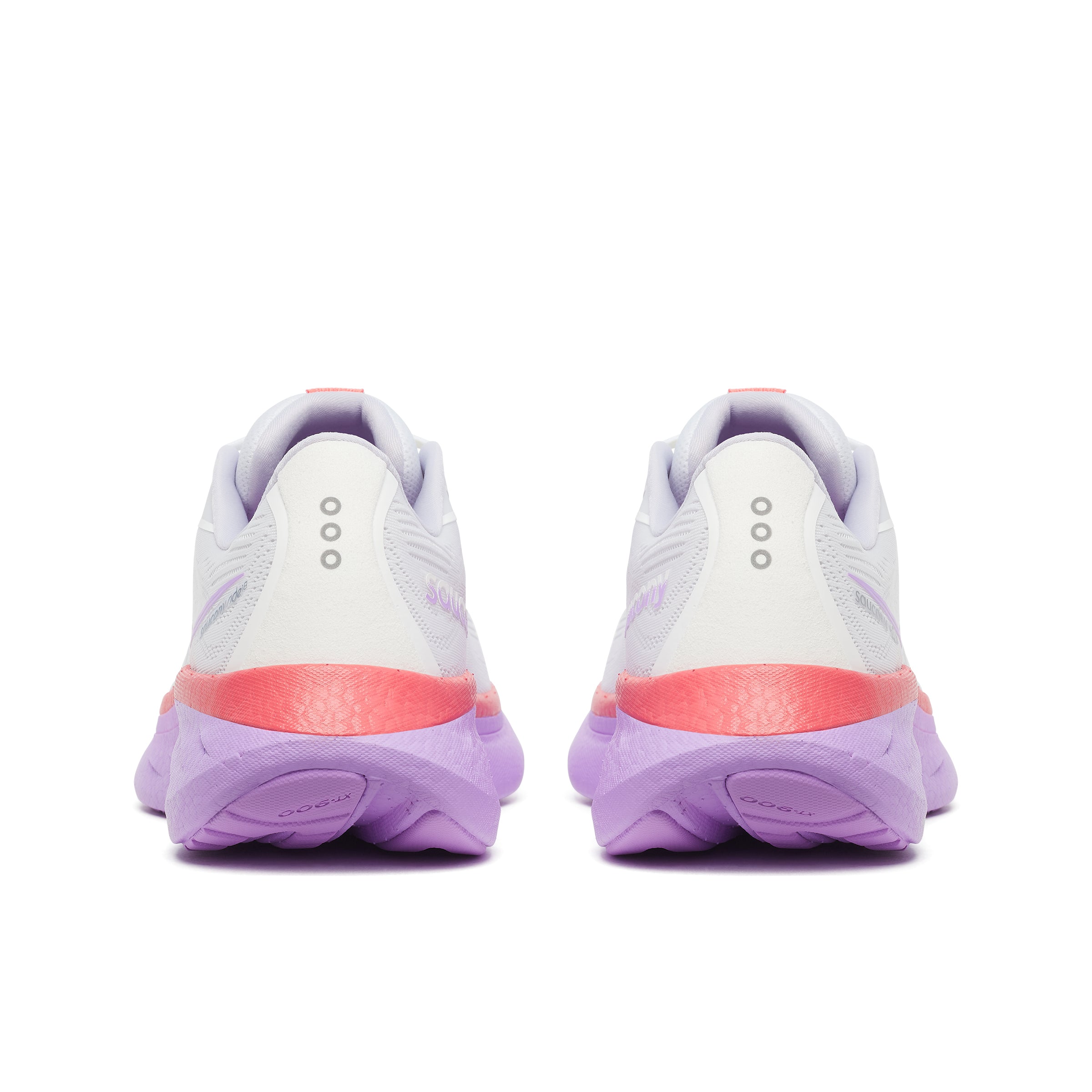 Saucony Ride 18, Laufschuh, Damen, White/Coral