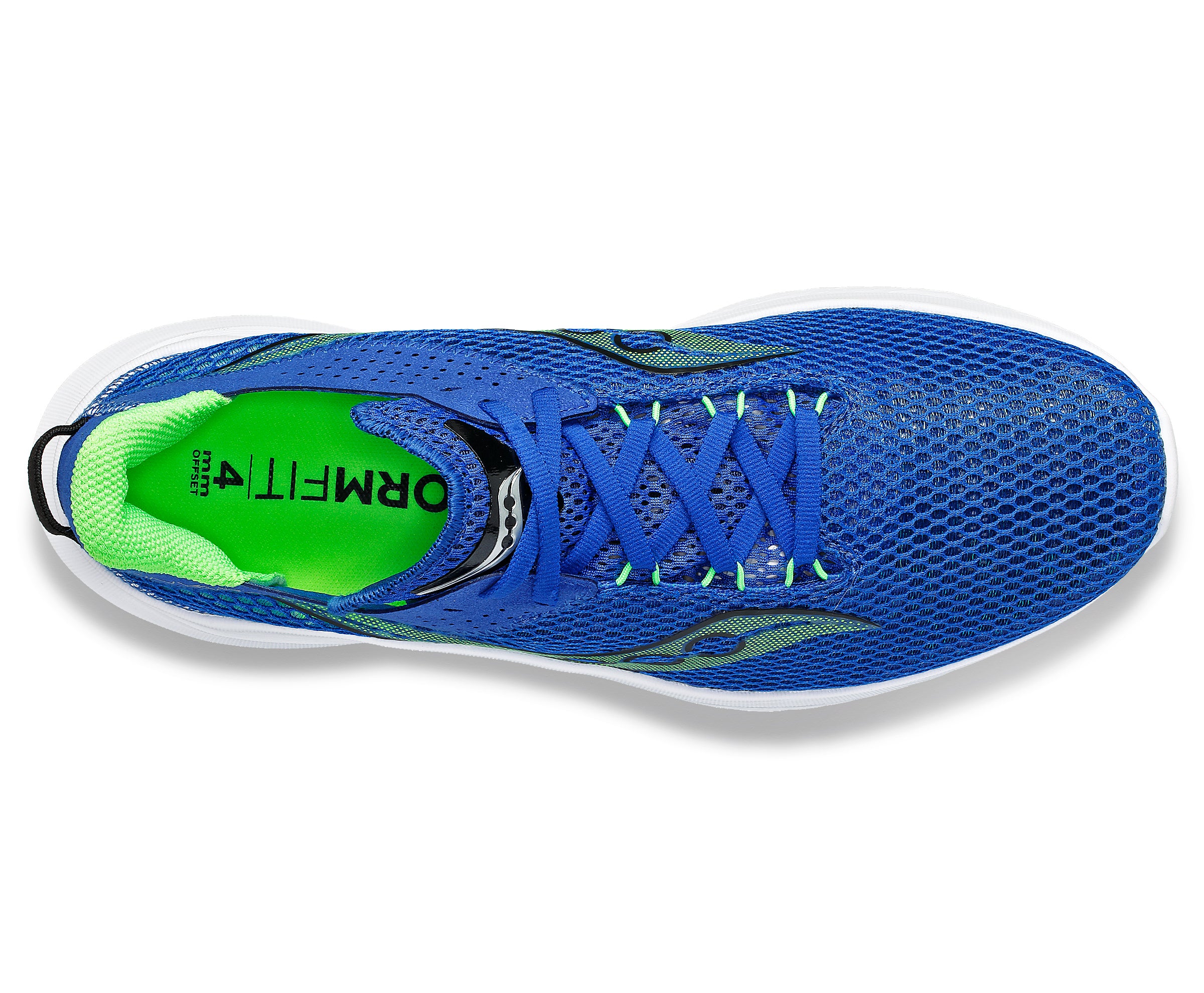 Saucony Kinvara 14, Herren, superblue/slime, blau/grün