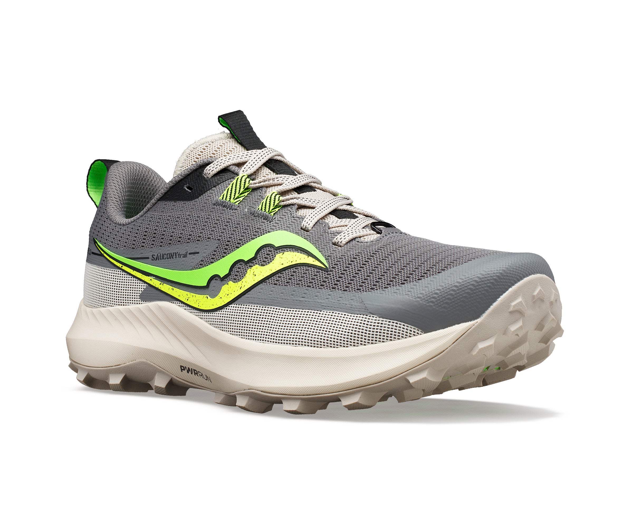 Saucony Peregrine 13, Herren, gravel/slime