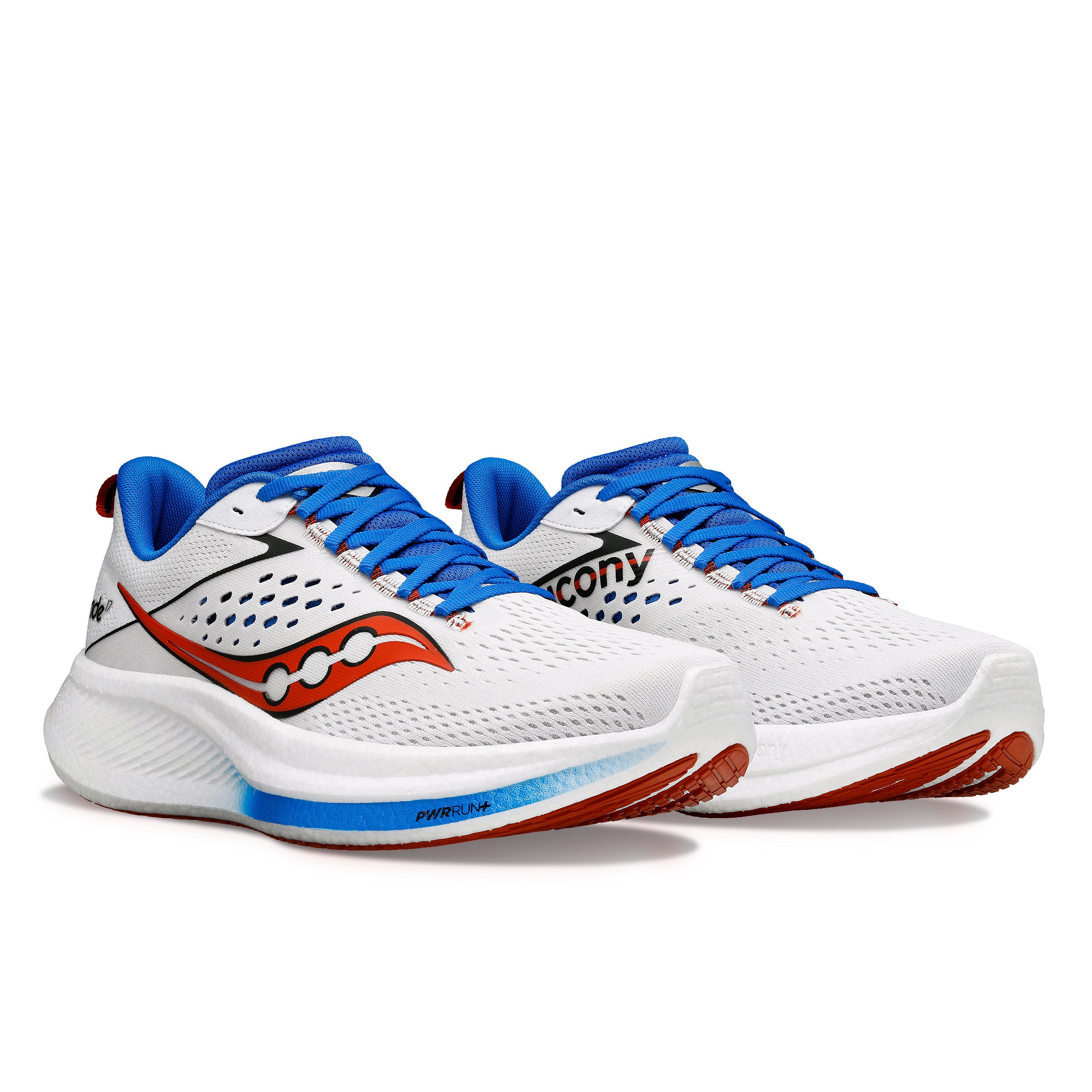 Saucony Ride 17, Herren, White/Cobalt