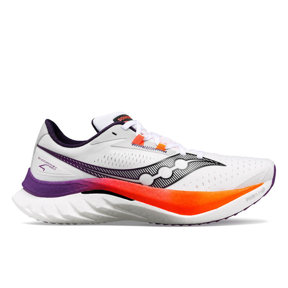 Saucony Endorphin Speed 4, Herren, white/viziorange