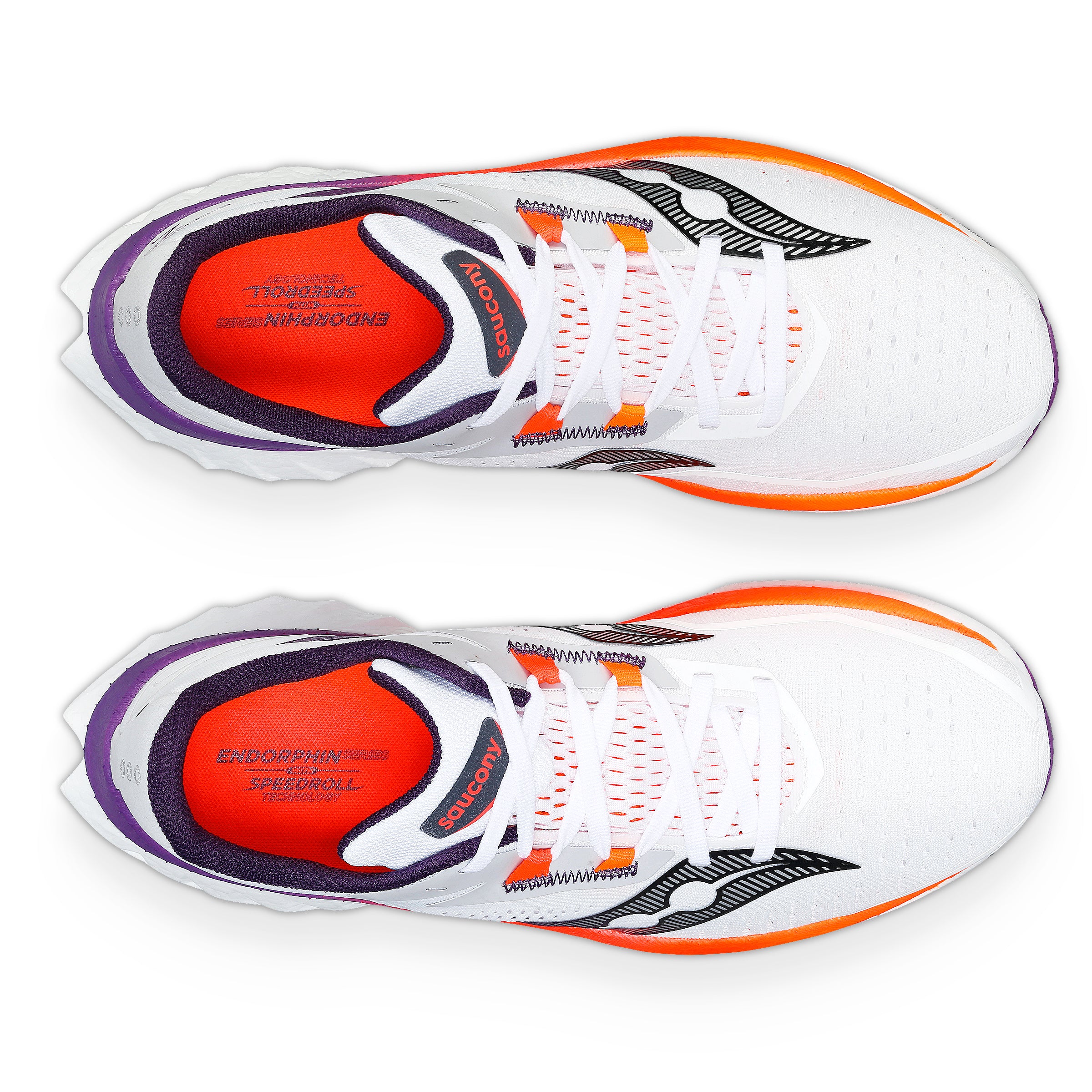 Saucony Endorphin Speed 4, Herren, white/viziorange