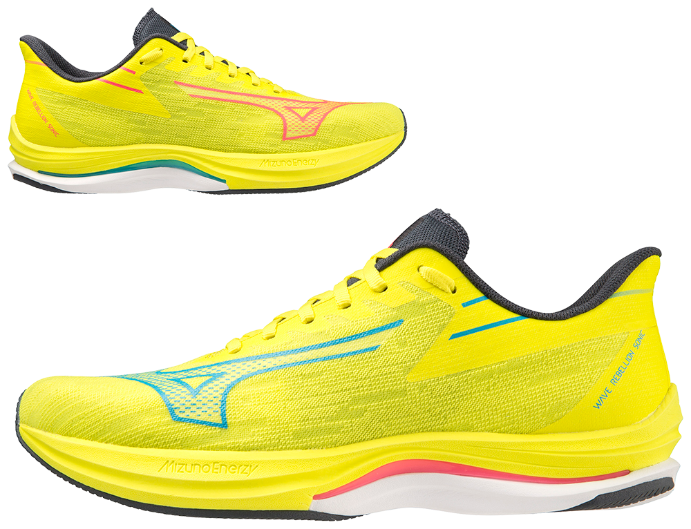 MIZUNO Wave Rebellion Sonic, Herren, Bolt2(Neon)/JBlue/OBlue