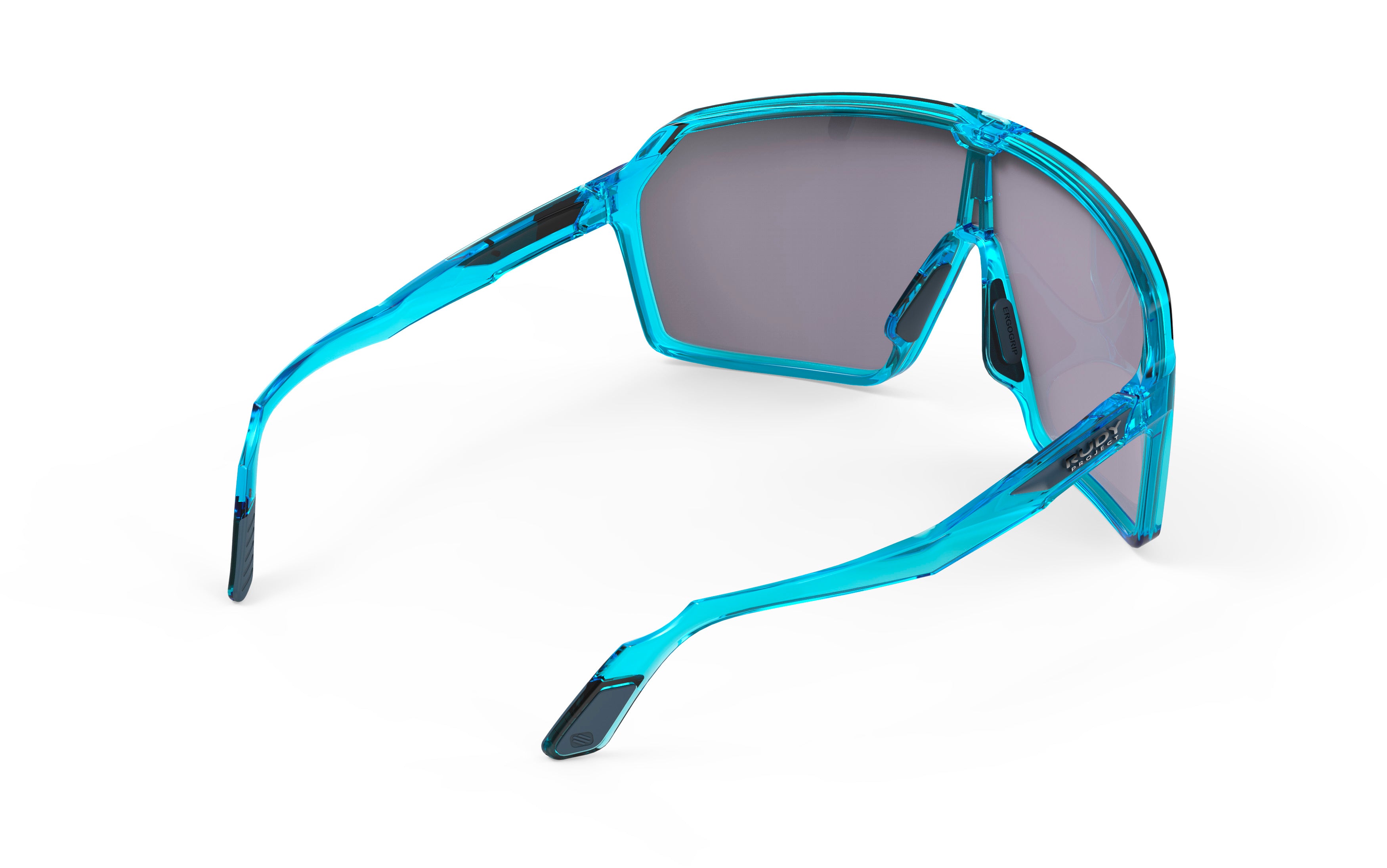 RUDY Project Sun.Spinshield Crystal Azur - Multilaser Green, Radbrille, Sportbrille, blau/grün