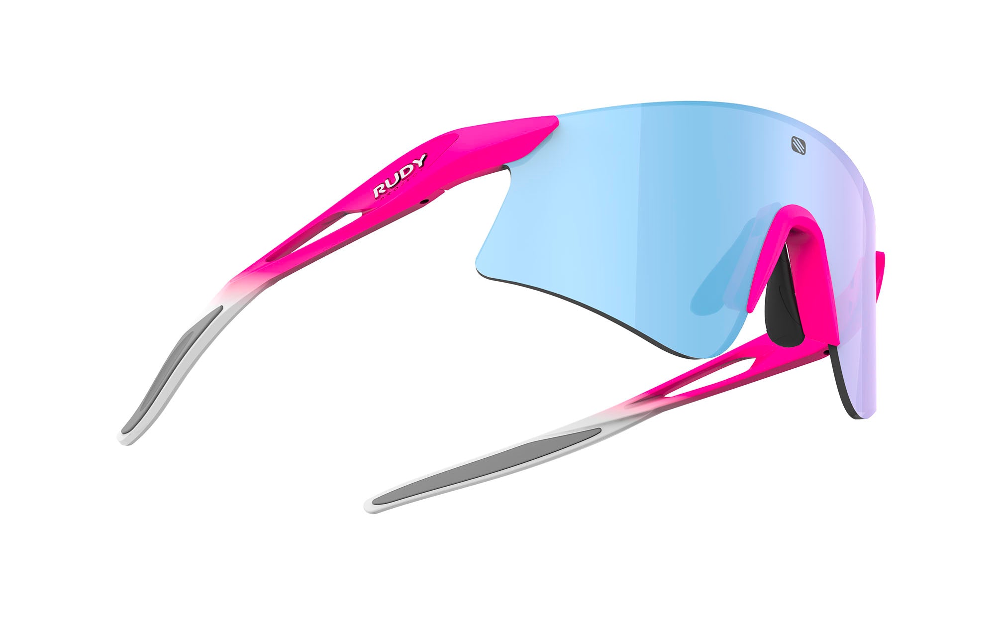 RUDY Project Astral, Multilaser Ice Pink Fluo/White Matte, Radbrille, Sportbrille