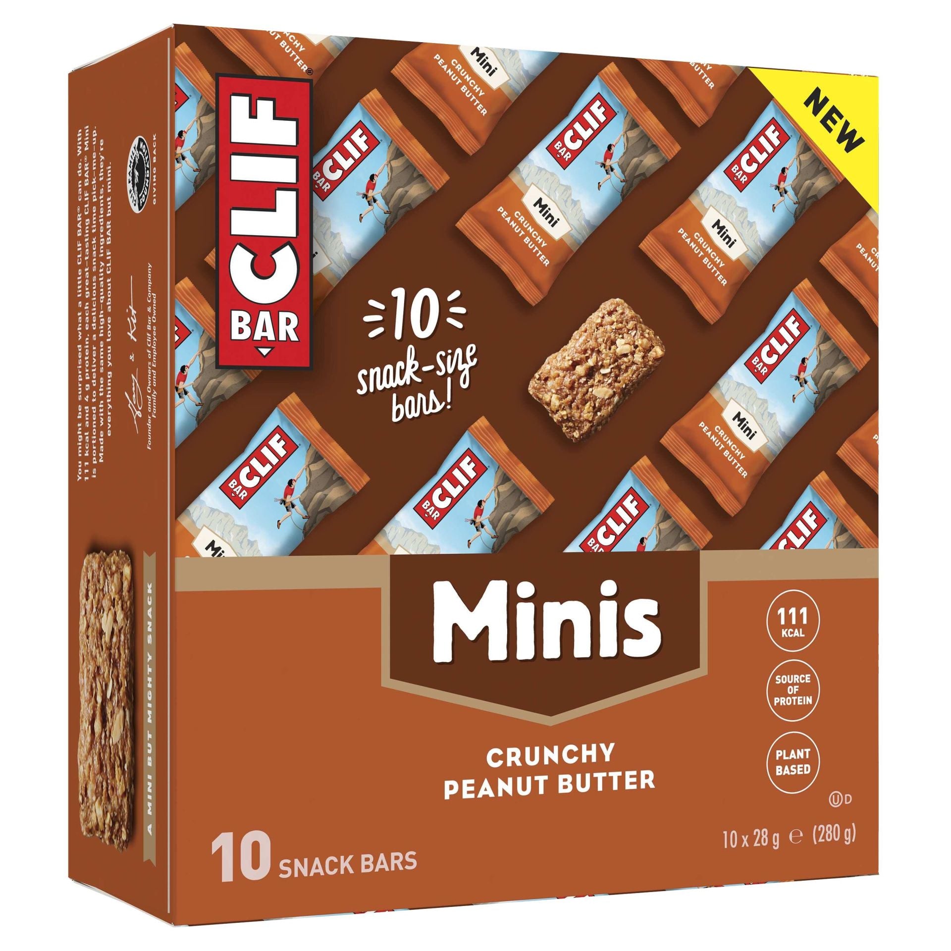 CLIF BAR Energie Riegel Mini, 28g, Crunchy Peanut Butter