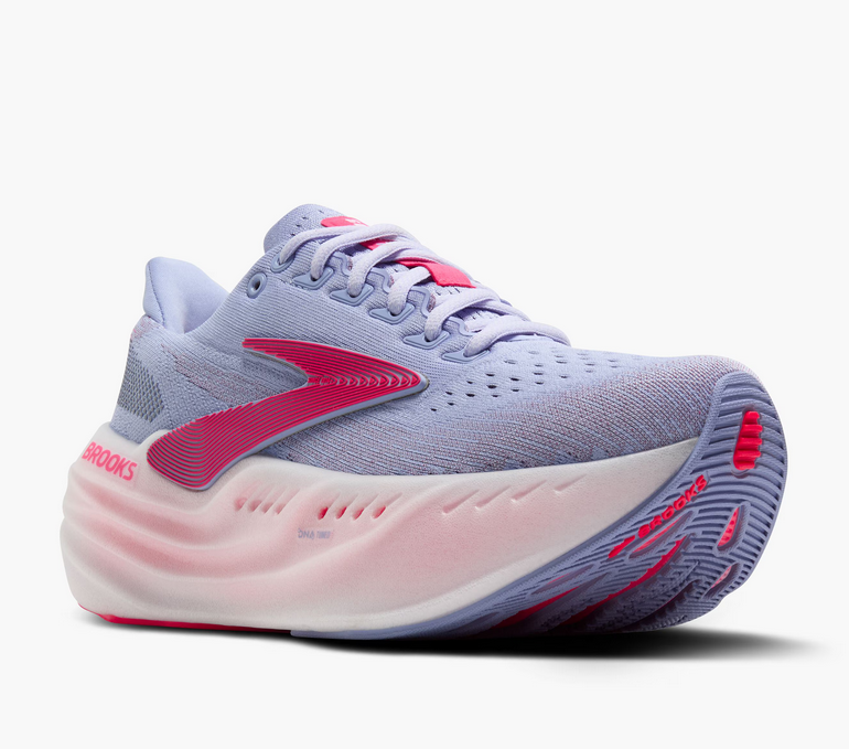 Brooks Glycerin Max, Laufschuh, Damen, Blue Heron/Diva Pink/White