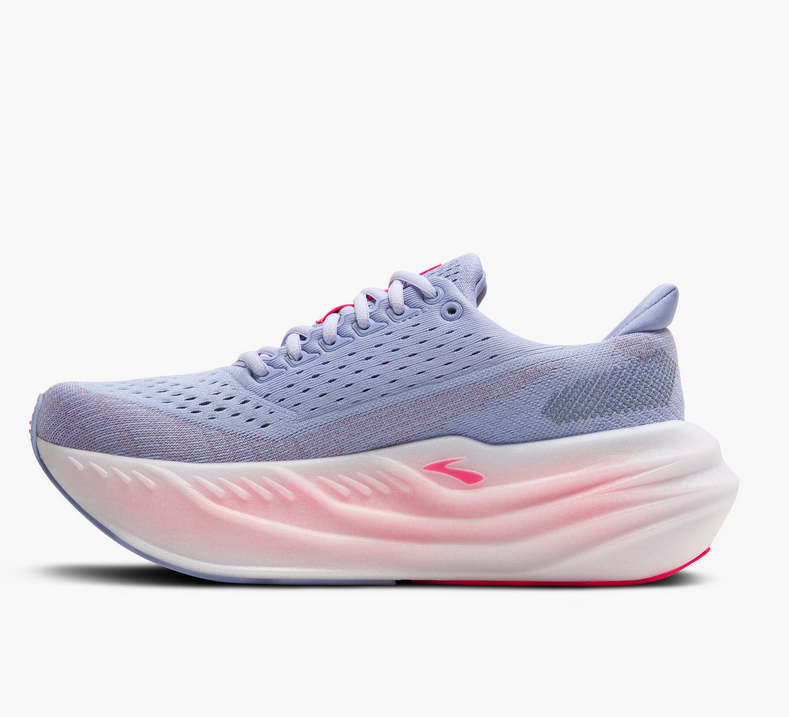 Brooks Glycerin Max, Laufschuh, Damen, Blue Heron/Diva Pink/White