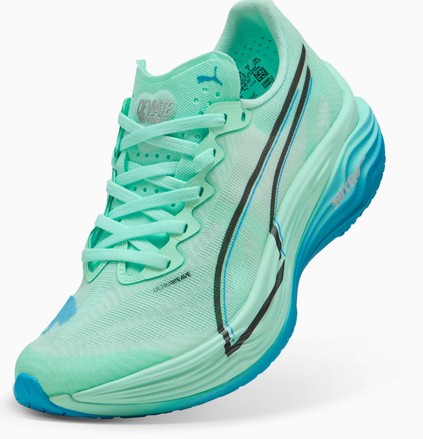 Puma Deviate Nitro Elite 3, Laufschuh, Damen, Mint Melt/ Speed Blue