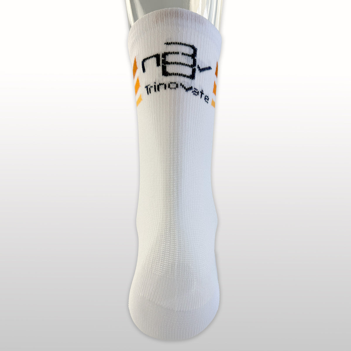 Socke mid weiß Ansicht von hinten