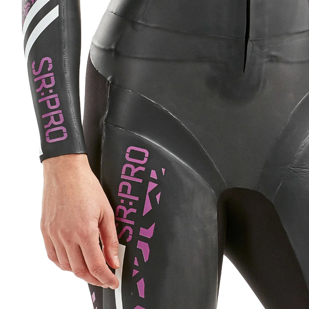 2XU Swim Run Pro Wetsuit, Damen, schwarz/lila, 2023