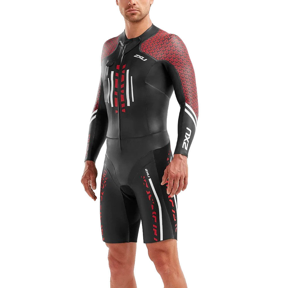 2XU SwimRun: Pro Wetsuit, Herren, schwarz/rot, 2023