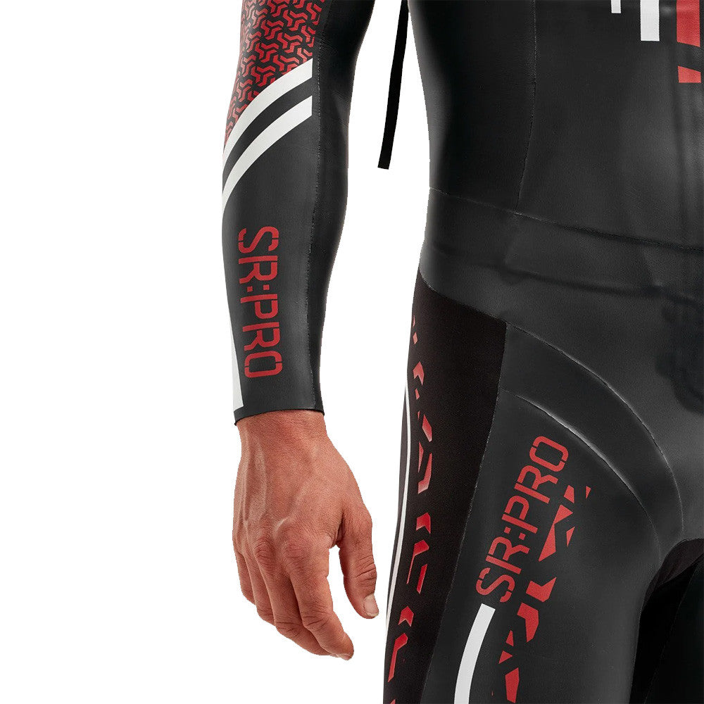 2XU SwimRun: Pro Wetsuit, Herren, schwarz/rot, 2023