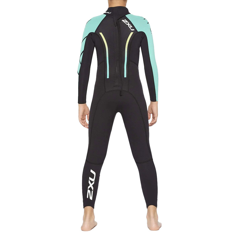 2XU Propel: Youth Wetsuit, Kinder, schwarz/türkies