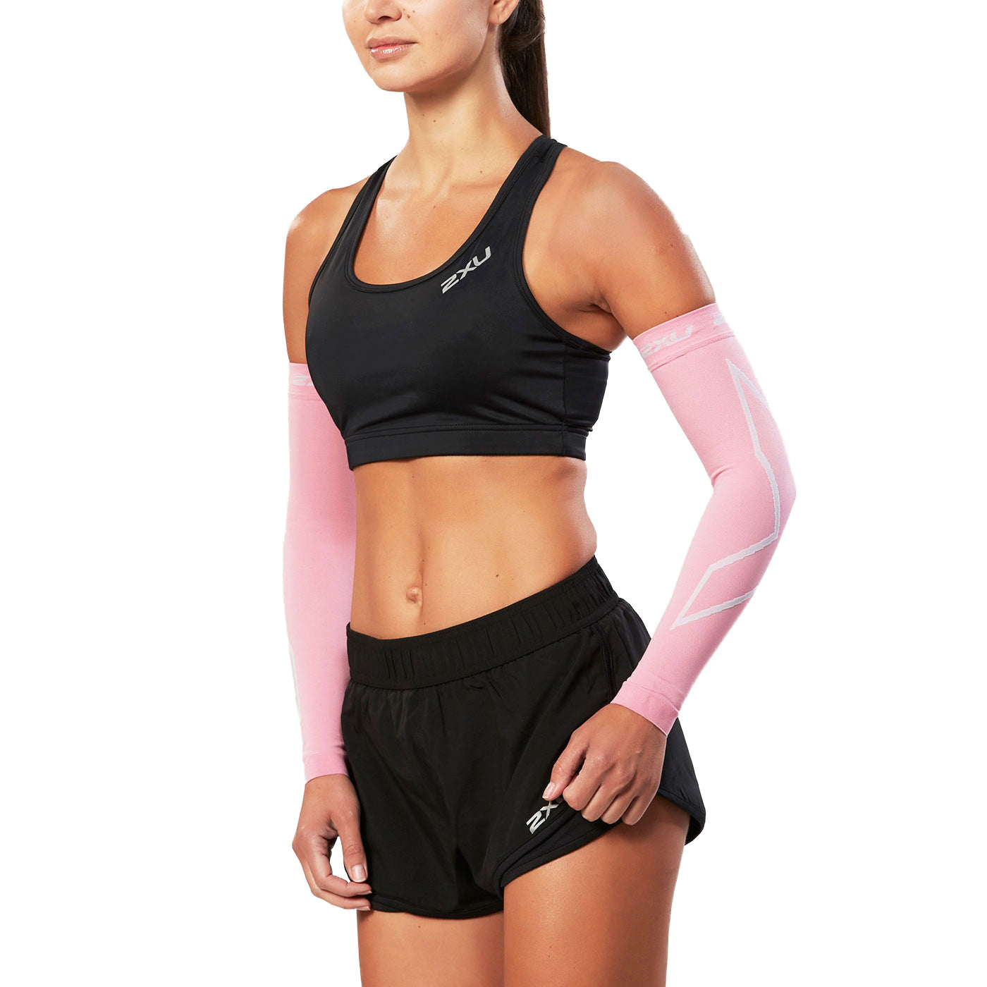 2XU Compression Arm Sleeve (Single), Pink