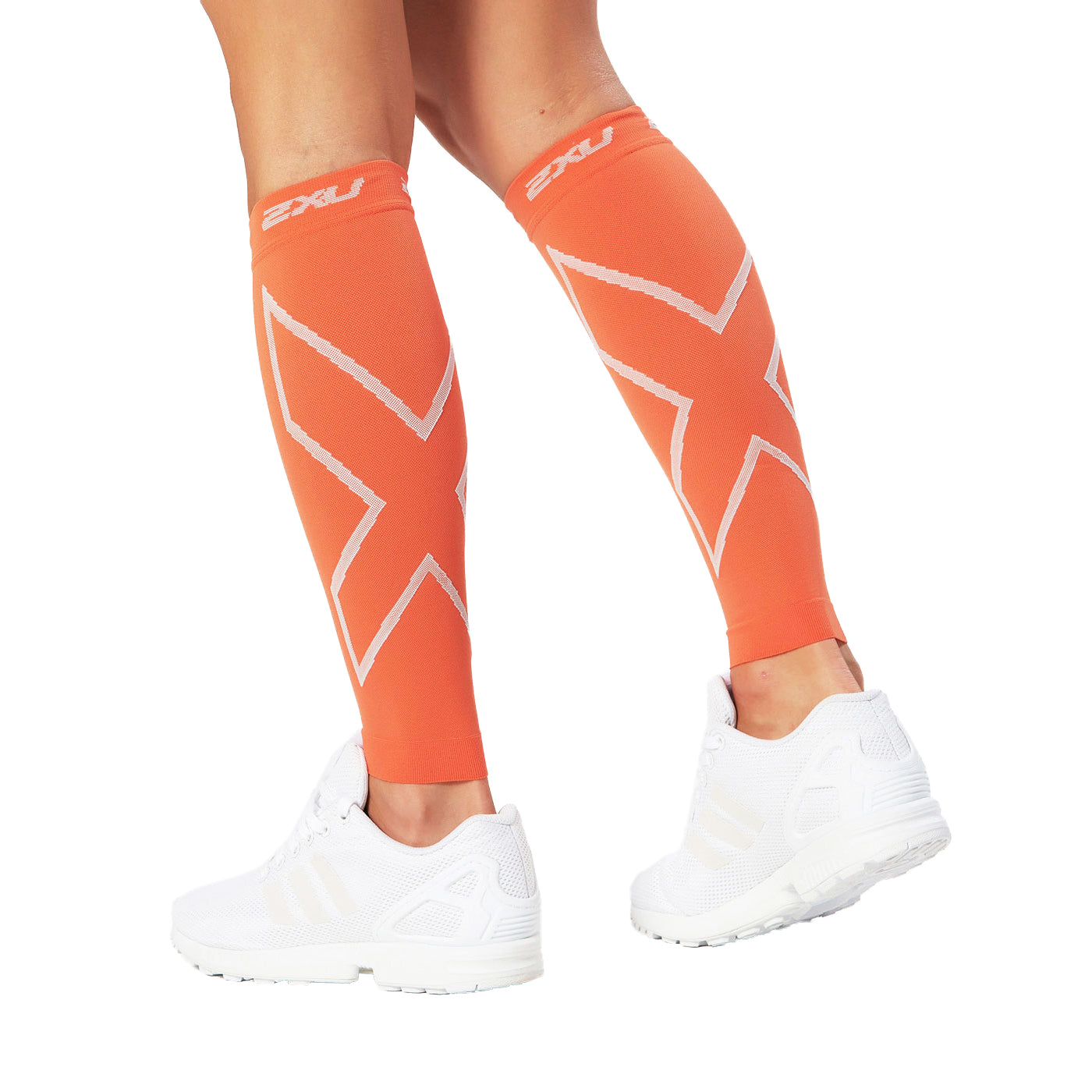 2XU Compression Calf Sleeves, orange