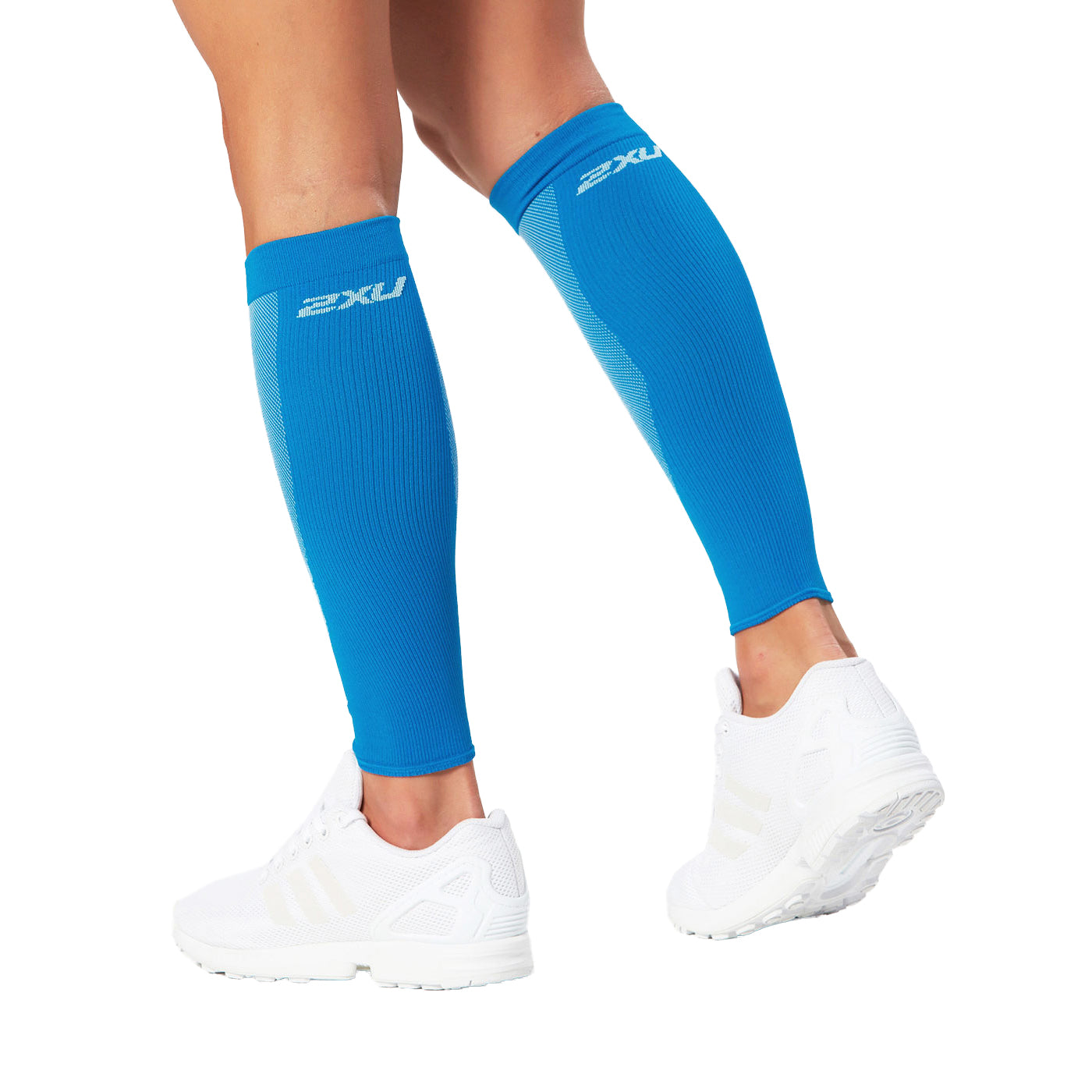 2XU Performance Run Calf Sleeve, blau