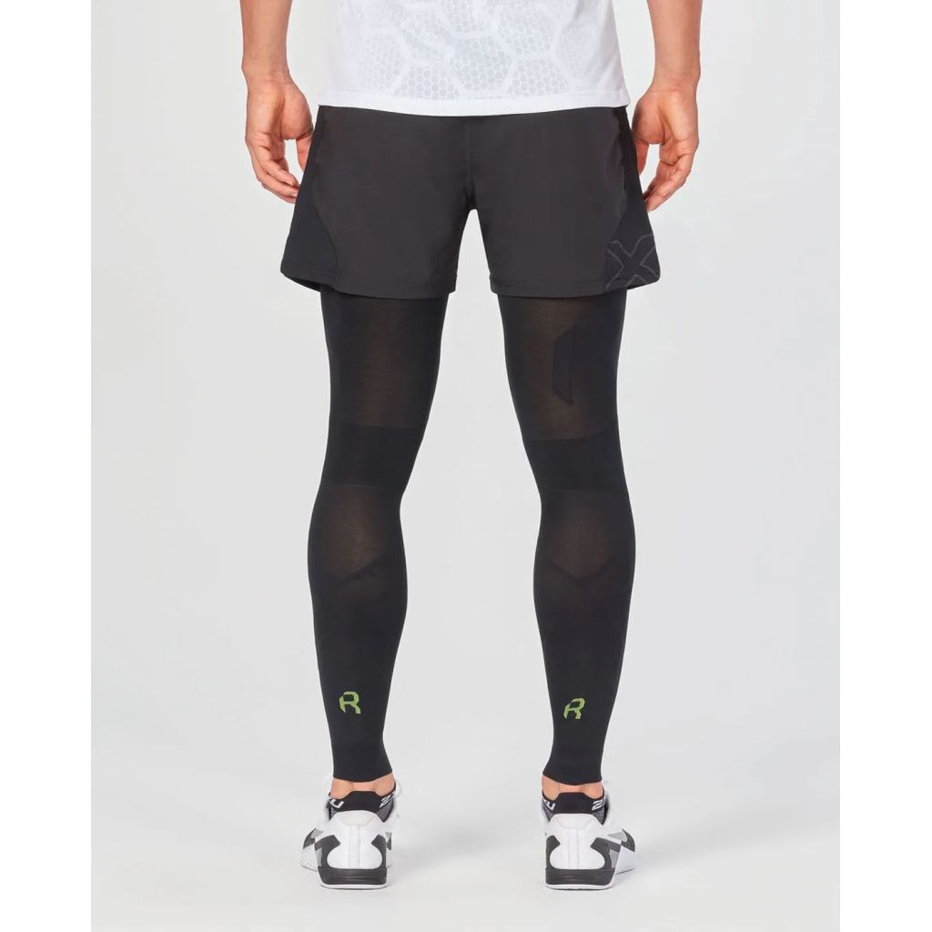 2XU Flex Comp Leg Sleeves for Recovery, schwarz