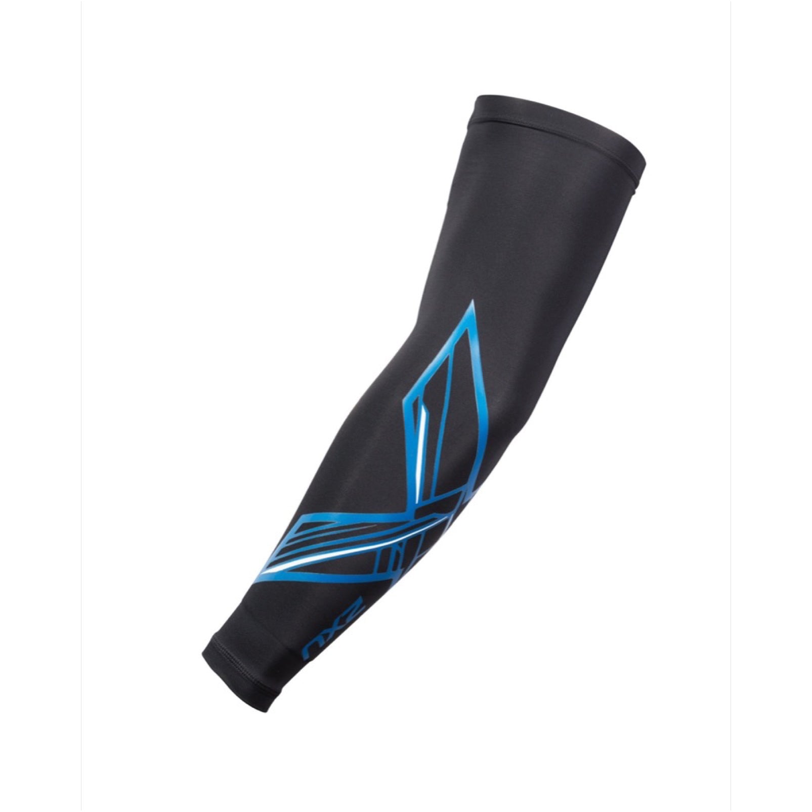 2XU Ice X Comp Arm Guards, Paar, schwarz/blau