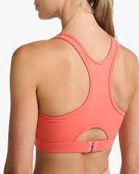 2XU Motion Racerback Crop, Damen, Hyperchoral/White