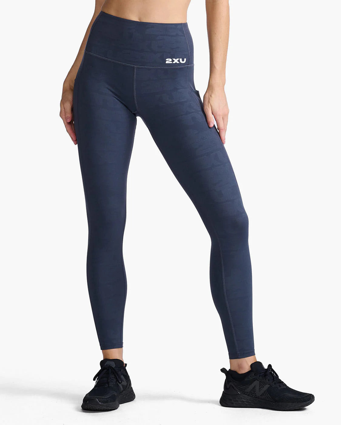 2XU Form Lineup Hi Rise comp Tight, Damen, grau