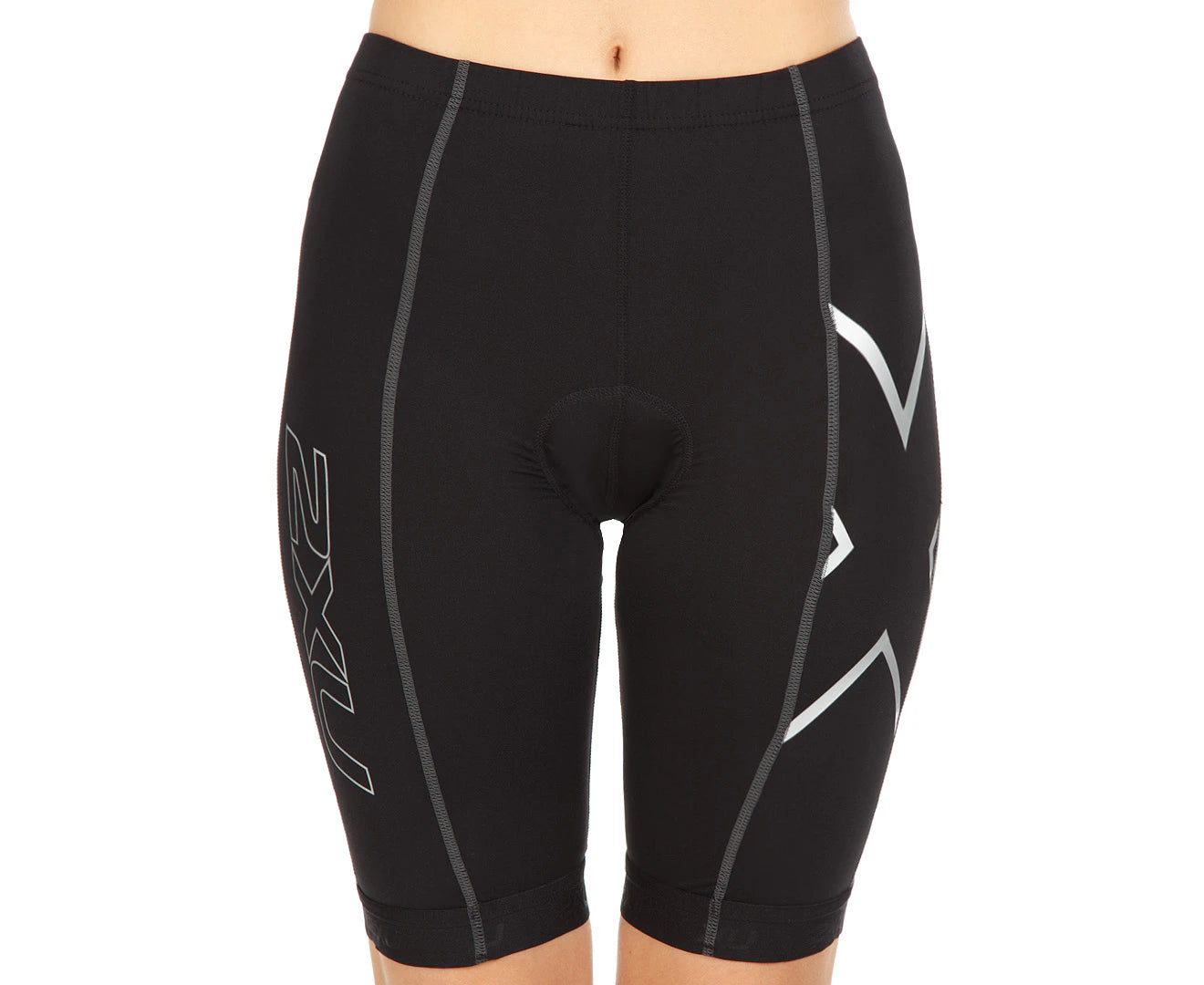 2XU Compression Cycle Short, Damen, schwarz