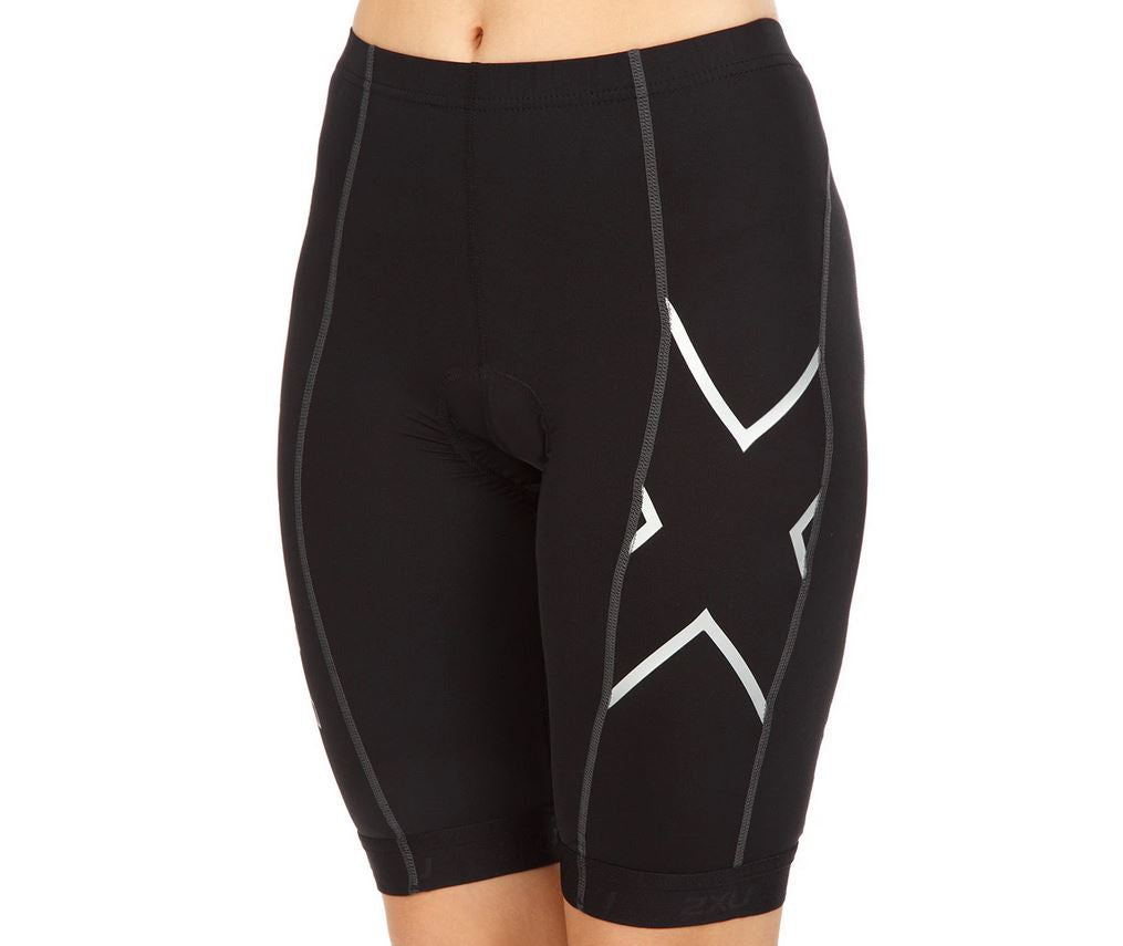 2XU Compression Cycle Short, Damen, schwarz