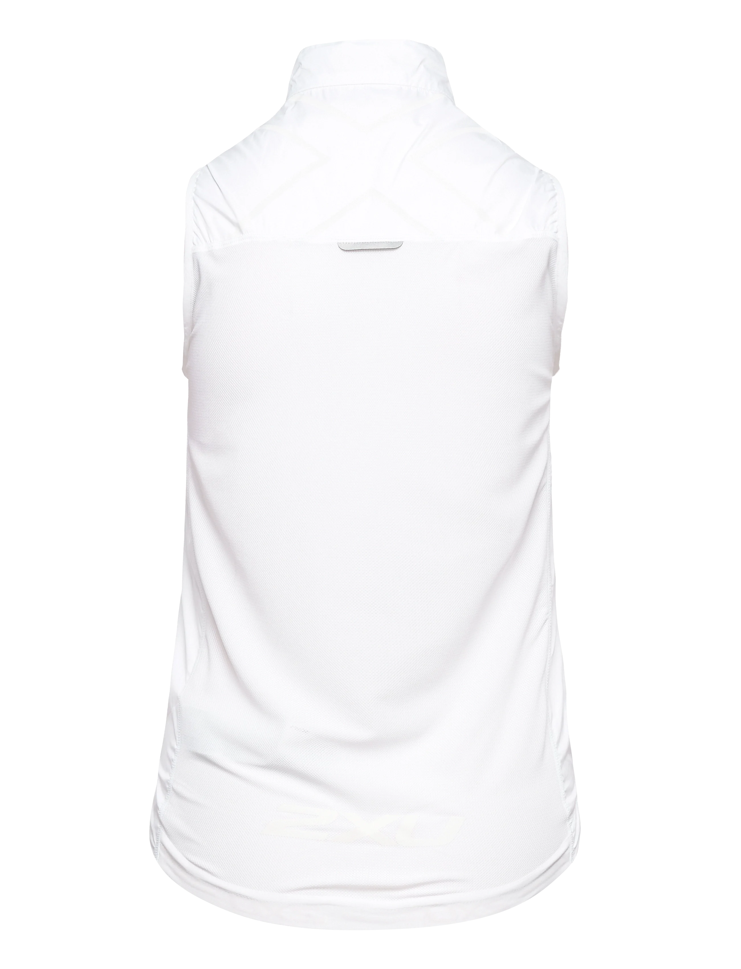 2XU Aero Gilet, Damen, White/White Reflective