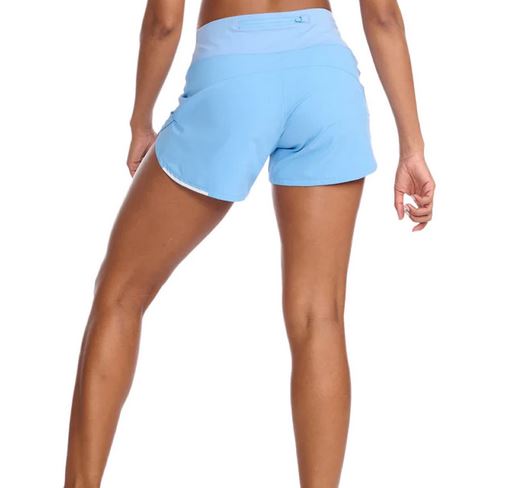 2XU Aero 4inch Shorts, Damen, Mirage/White Reflective