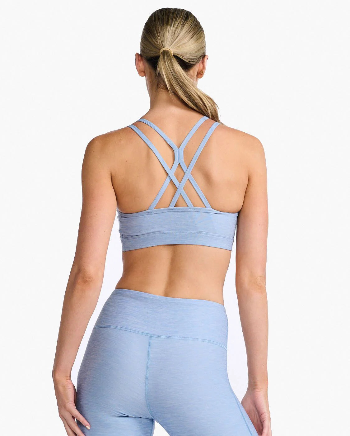 2XU Form Strappy Crop, Damen, Forever Spacedye/White